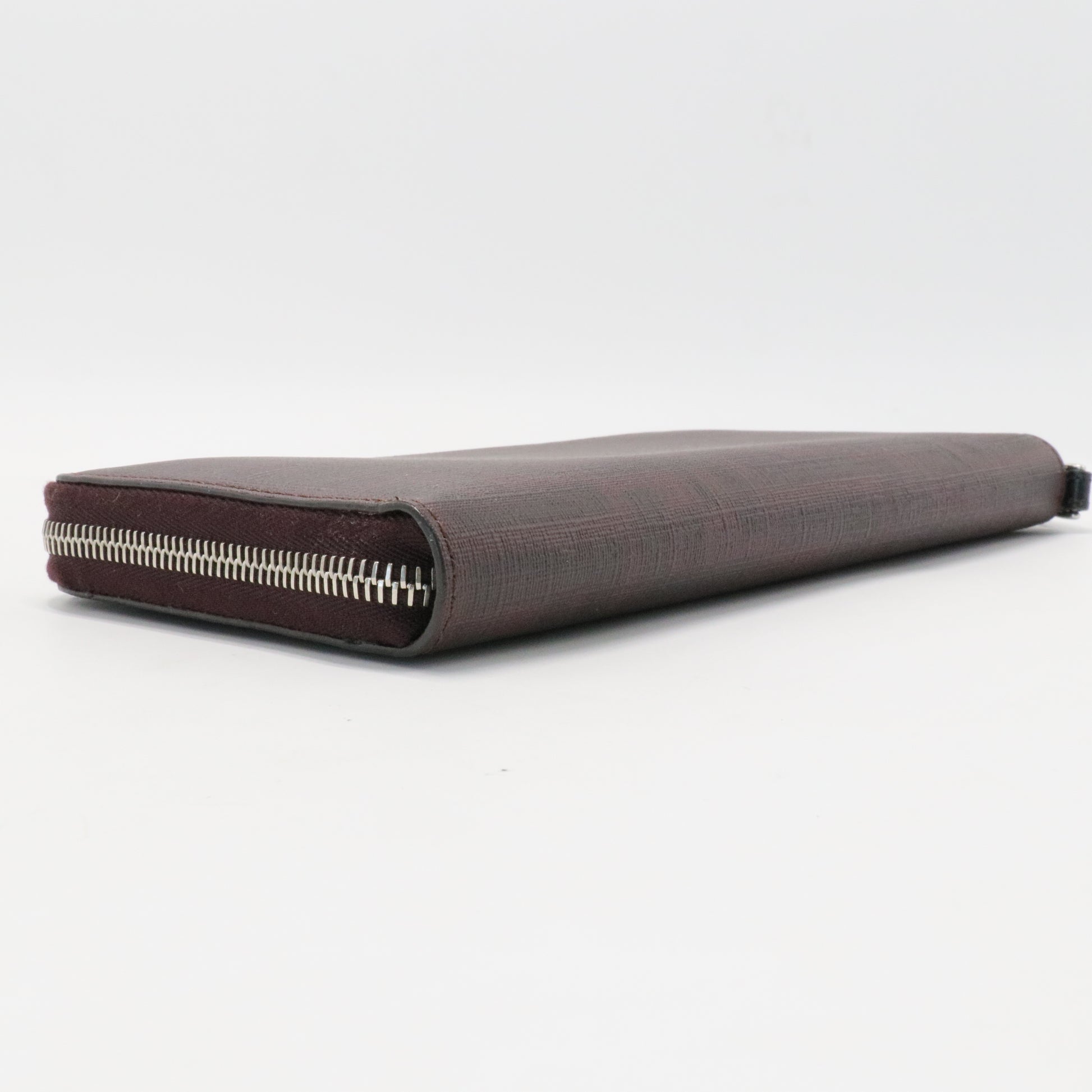Zucchino FF Canvas Zip-Around Wallet in Brown