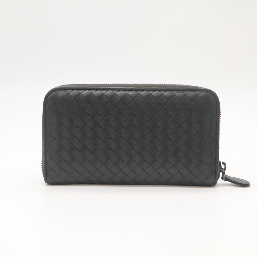 Bottega Veneta Intrecciato Nappa Zip Around Wallet W22321