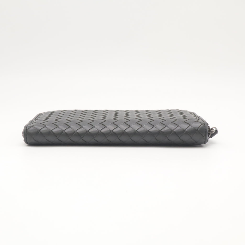 Bottega Veneta Intrecciato Nappa Zip Around Wallet W22321