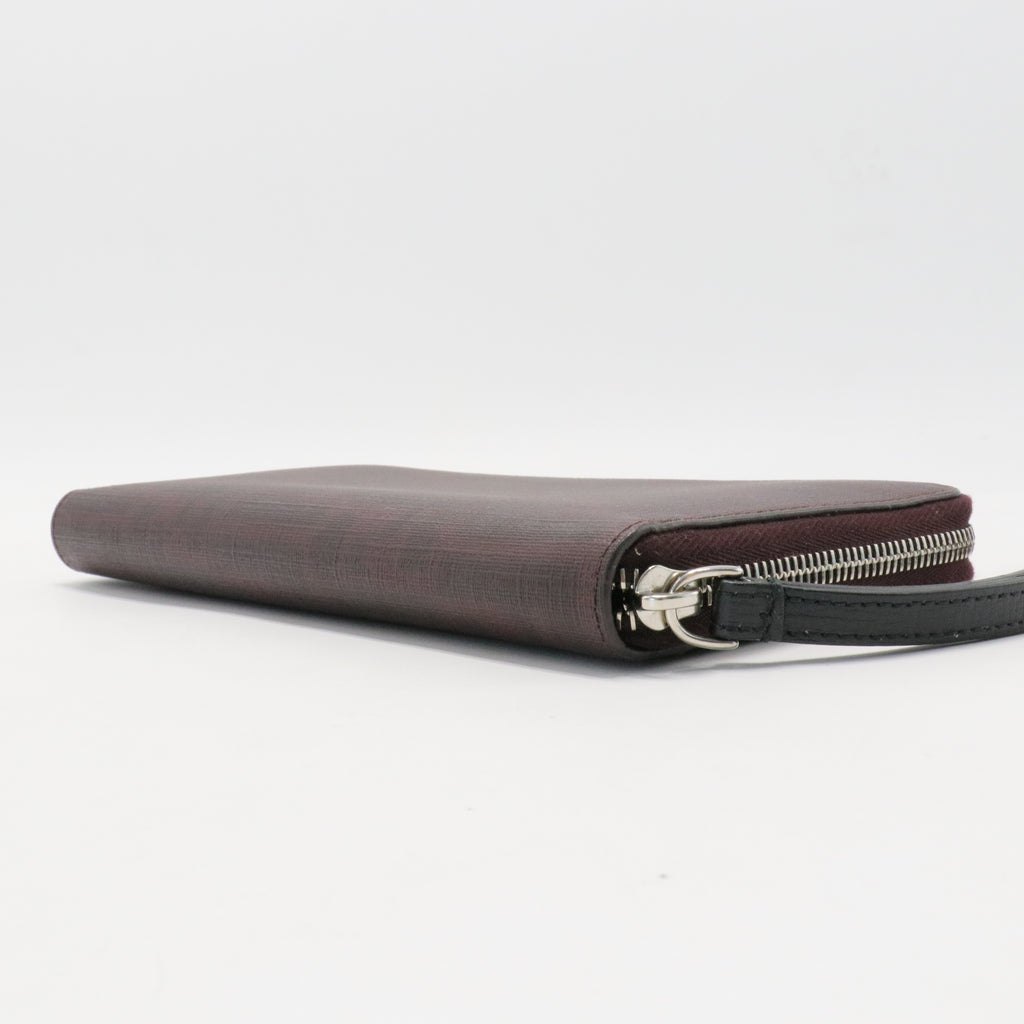 Zucchino FF Canvas Zip-Around Wallet in Brown