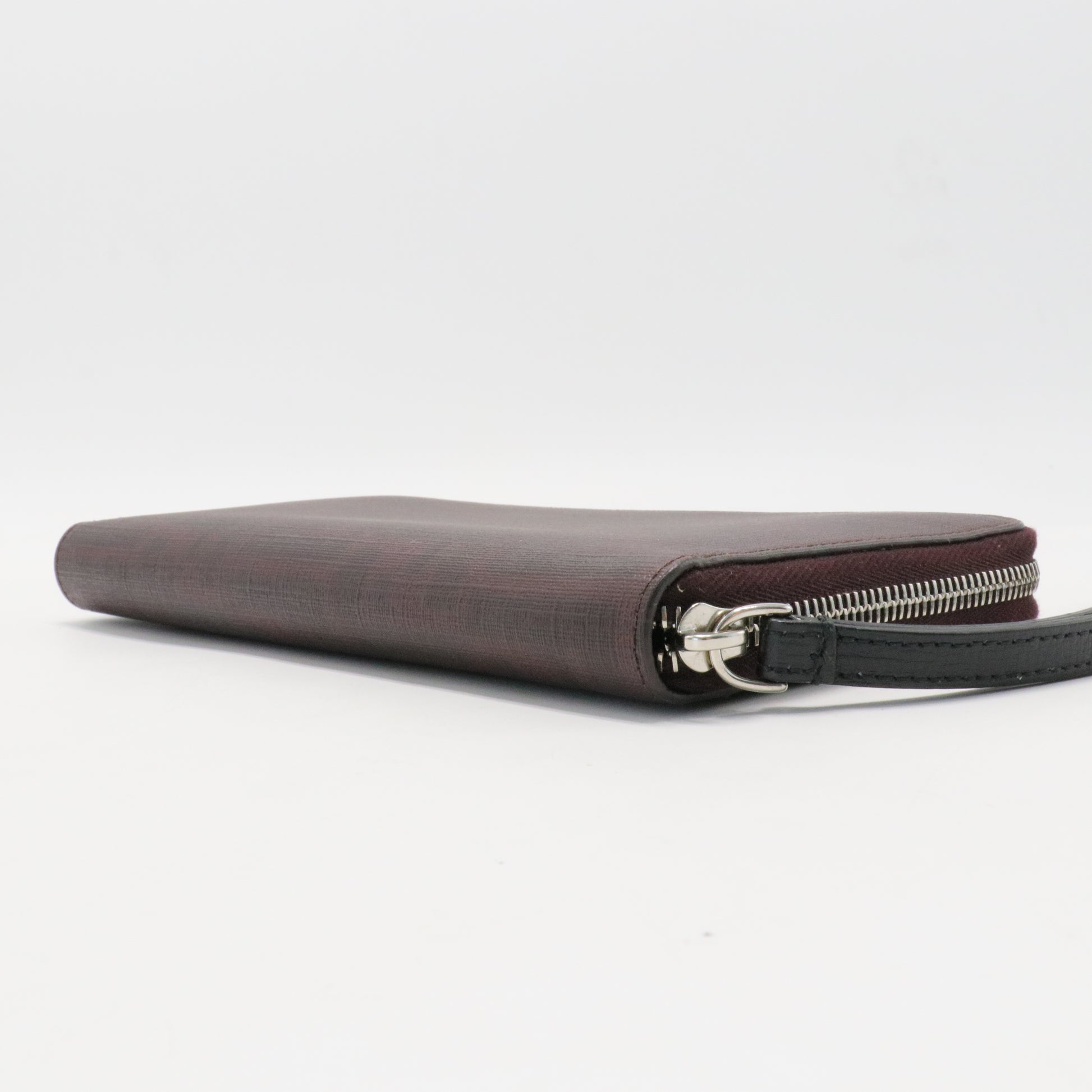 Zucchino FF Canvas Zip-Around Wallet in Brown