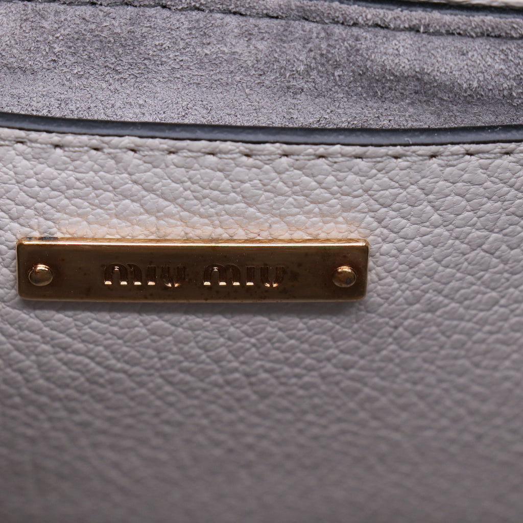 Leather Crystal Buckle Crossbody B21413