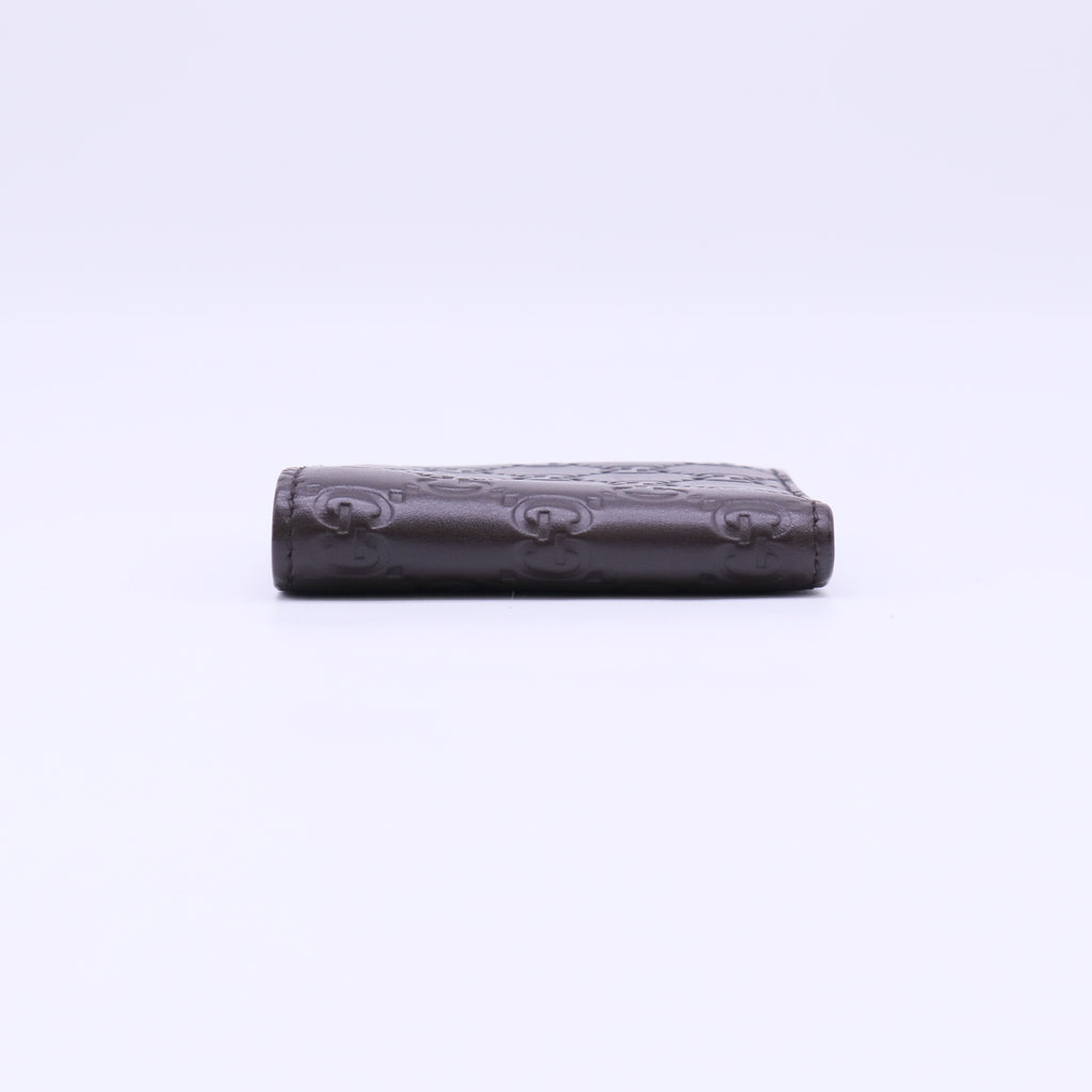 Gucci Signature Leather Bifold Wallet Black W22292