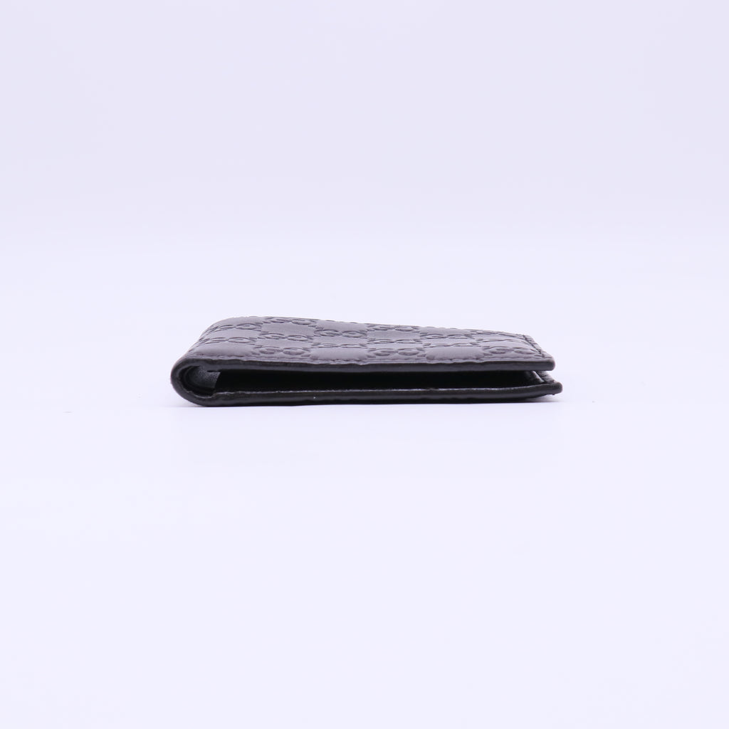 Gucci Signature Leather Bifold Wallet Black W22292