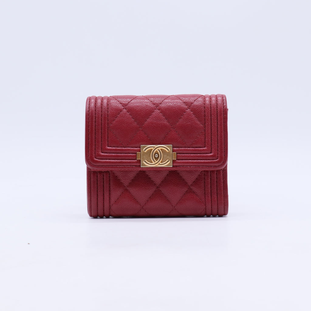 Chanel Boy Chanel Small Flap Wallet W20808