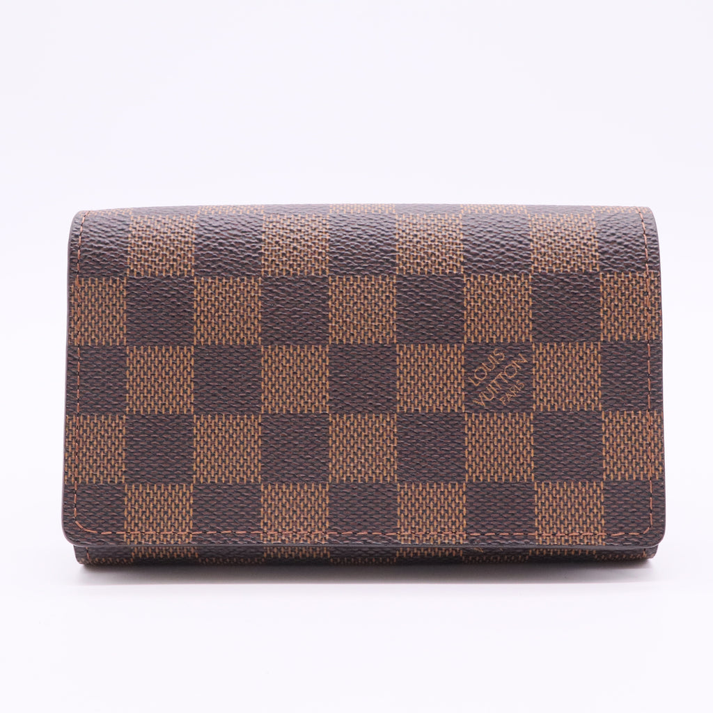 Damier Ebene wallet card case