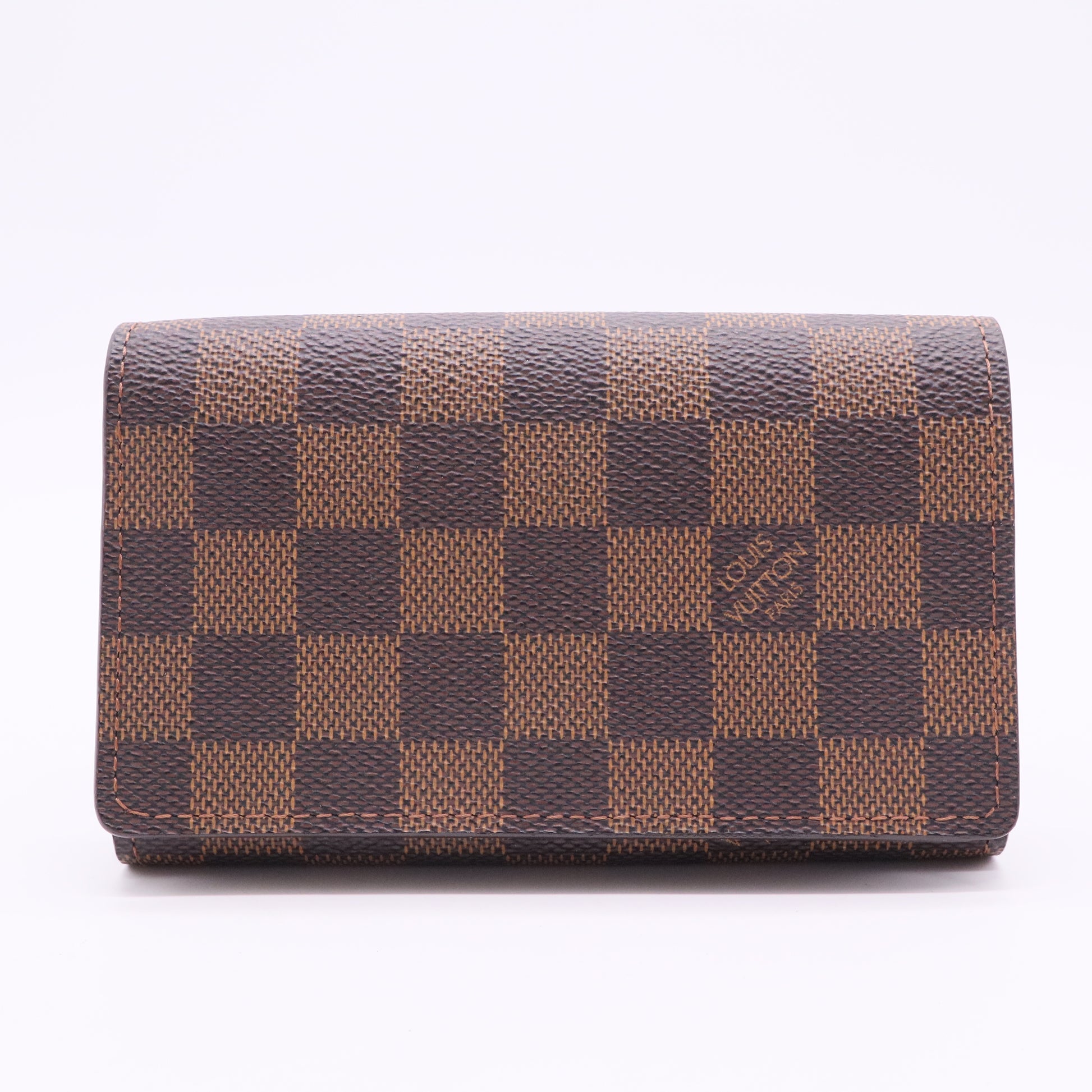 Damier Ebene wallet card case
