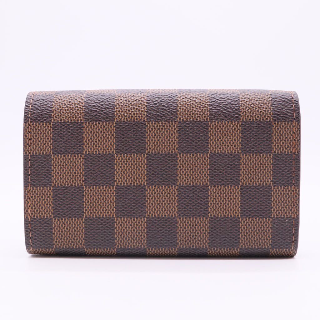 Damier Ebene wallet card case