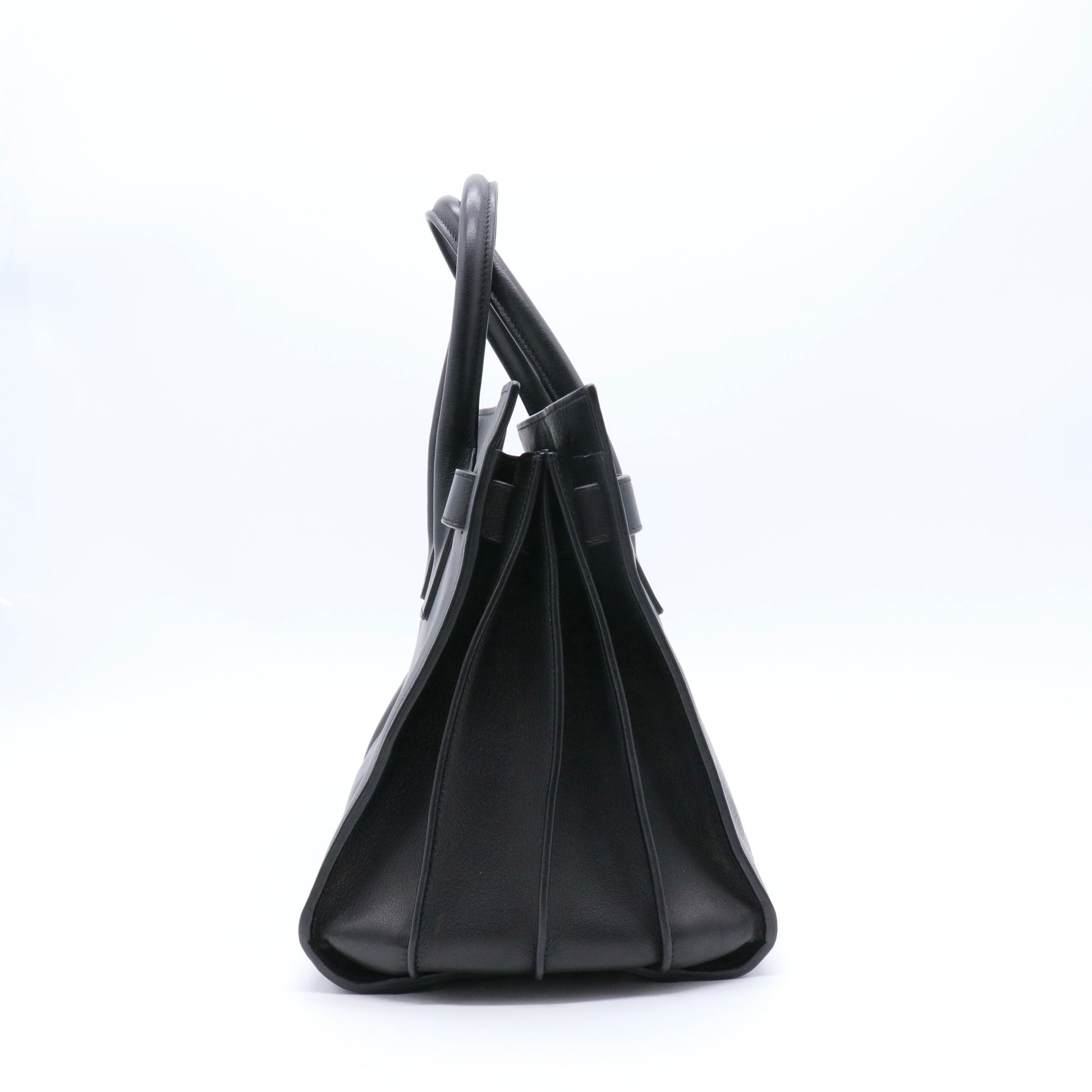 Calfskin Small Sac De Jour Black twins