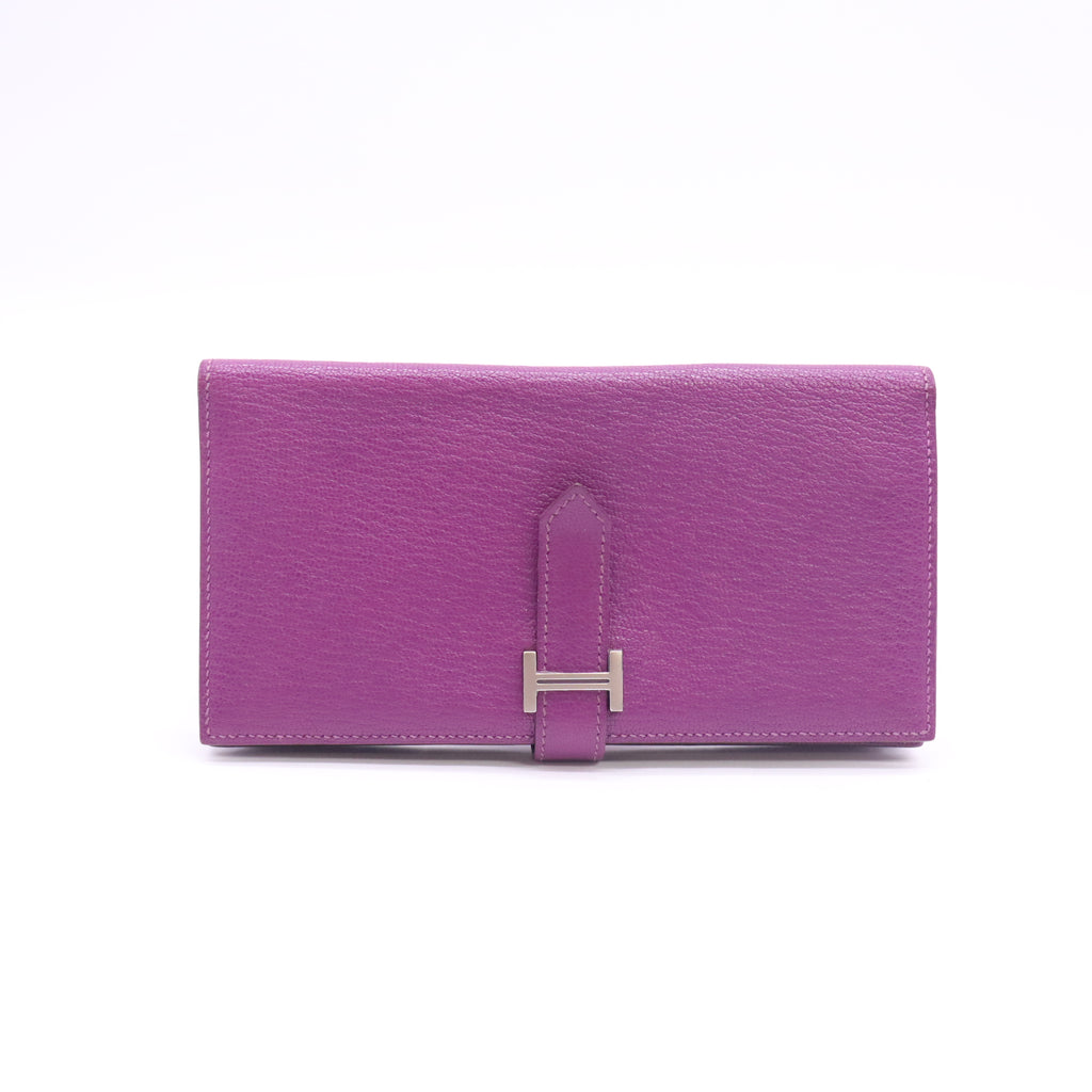 Hermes Epsom Bearn Gusset Wallet Tosca W23431