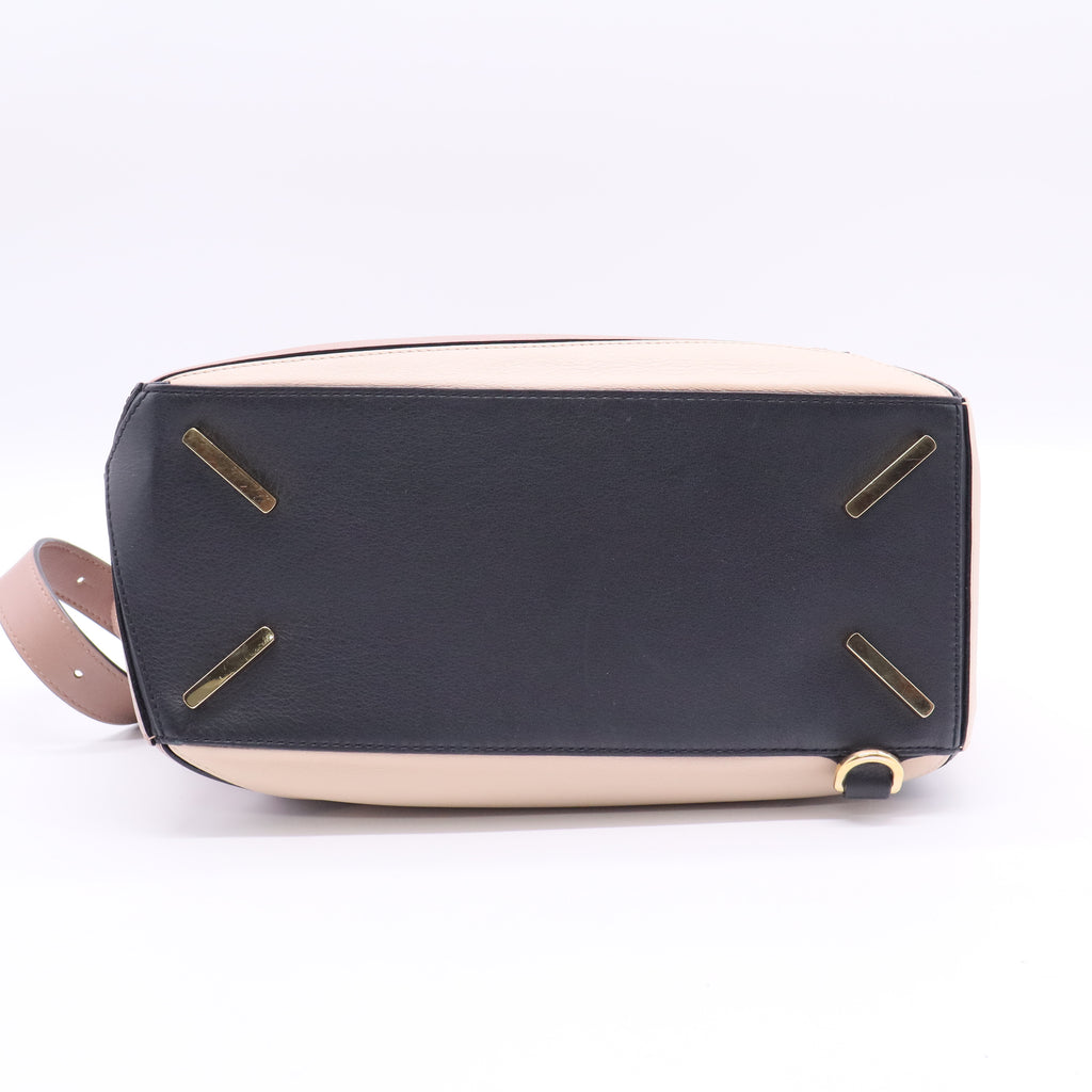 Loewe Puzzle Medium Color Block Calfskin Crossbody Bag twins b11756
