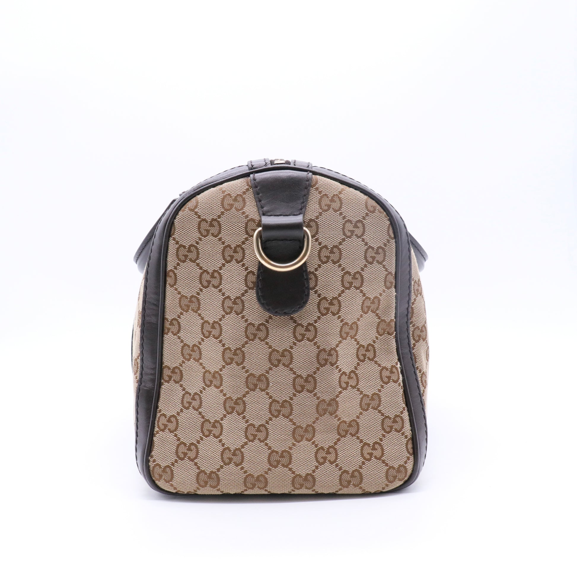 Vintage Web Boston Bag GG Canvas Medium