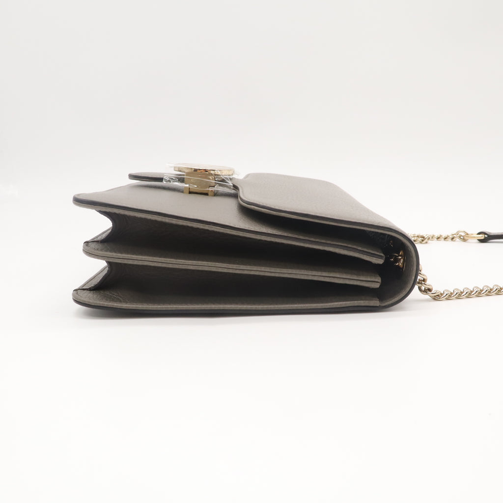 Gucci Small Interlocking G Dollar Calfskin Shoulder Bag B22787