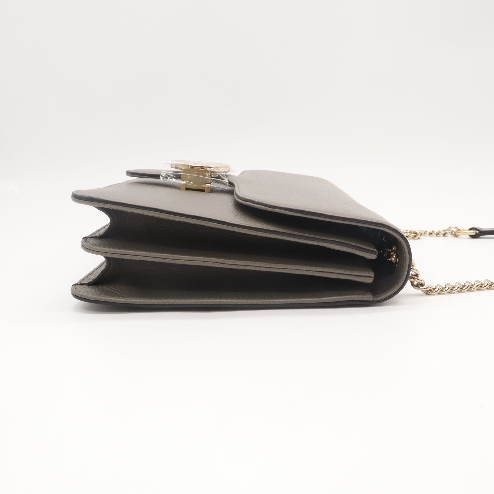 Gucci Small Interlocking G Dollar Calfskin Shoulder Bag B22787