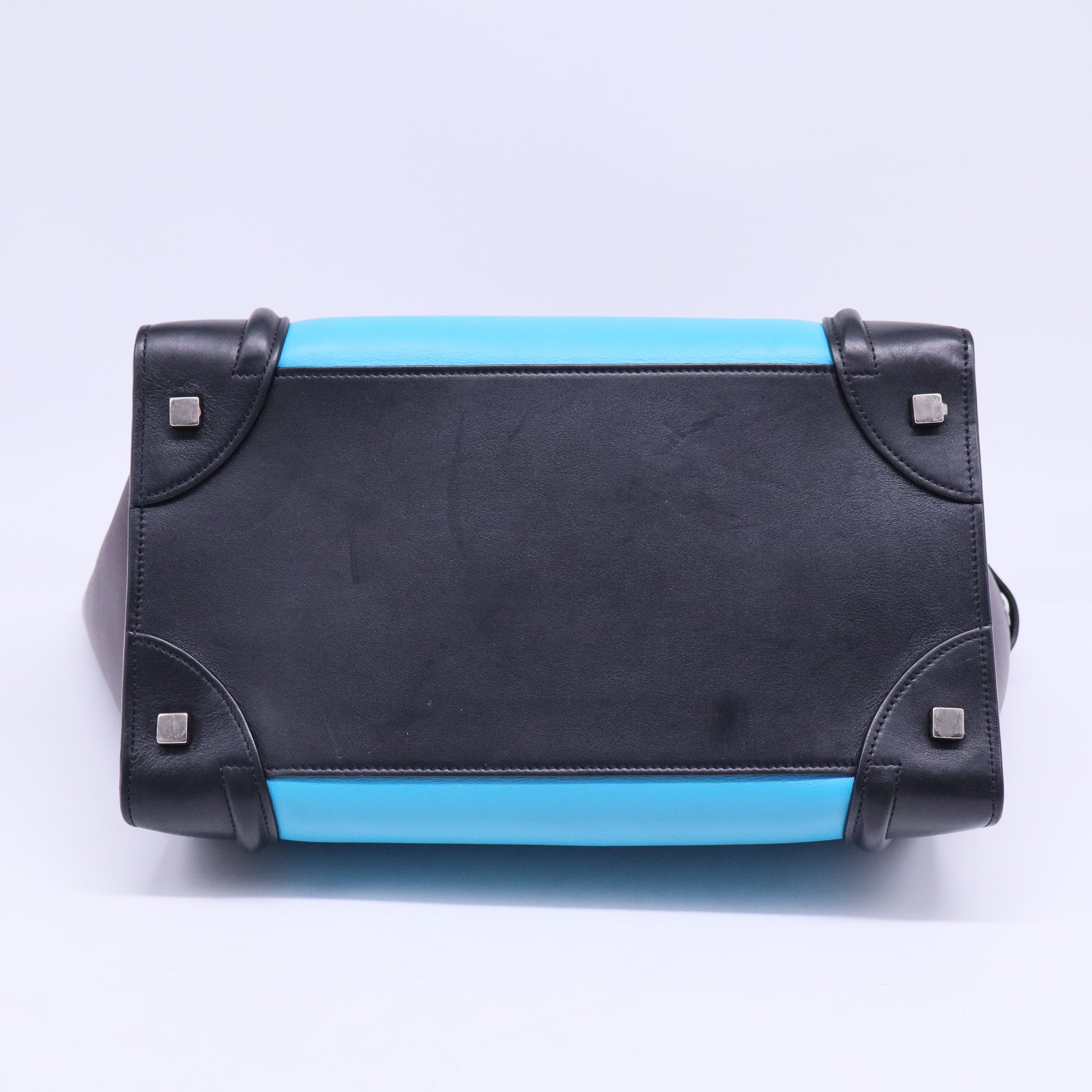 Celine Tri-Color Leather Luggage Tote Bag B20857