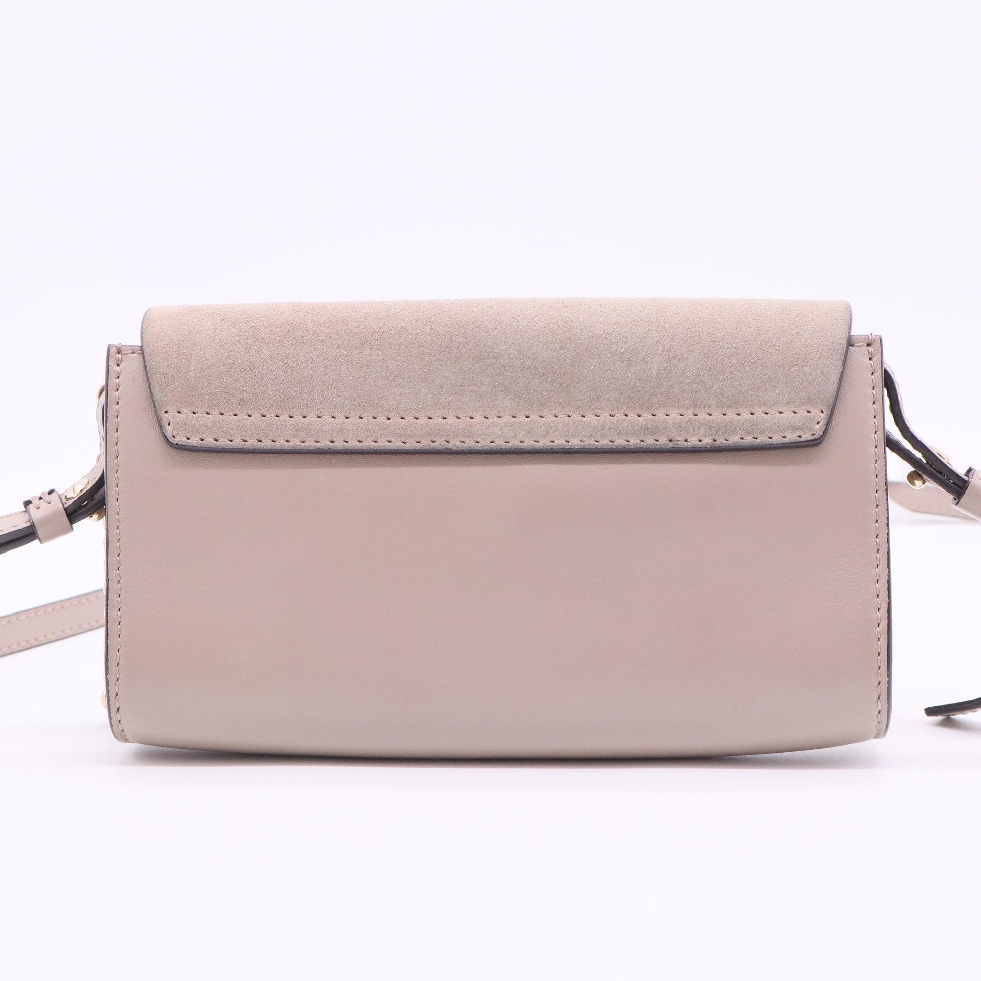 Faye Shoulder Bag Leather and Suede Mini