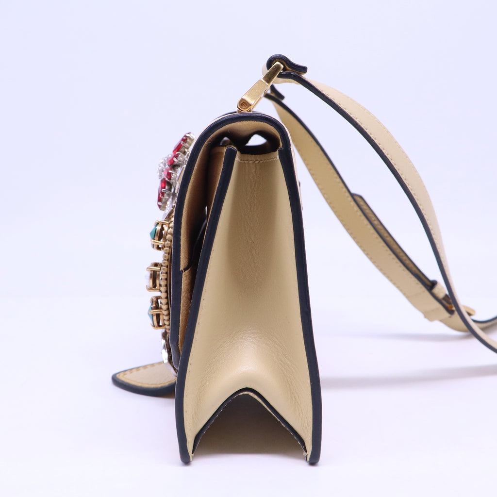 Goat Leather Lady Jeweled w/ Strap B21628