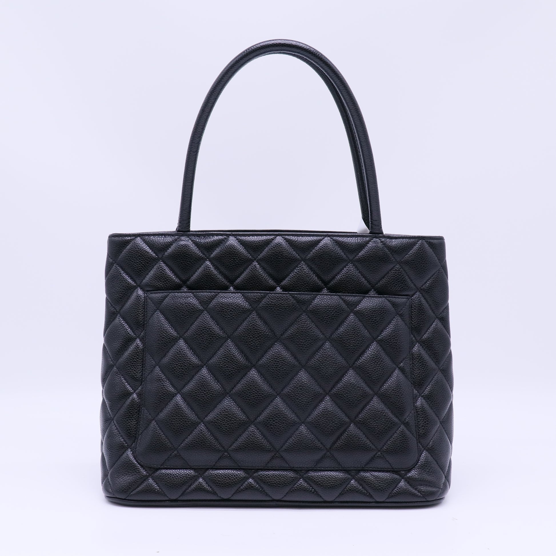 Chanel Caviar Quilted Timeless CC Medallion Tote Bag B22858