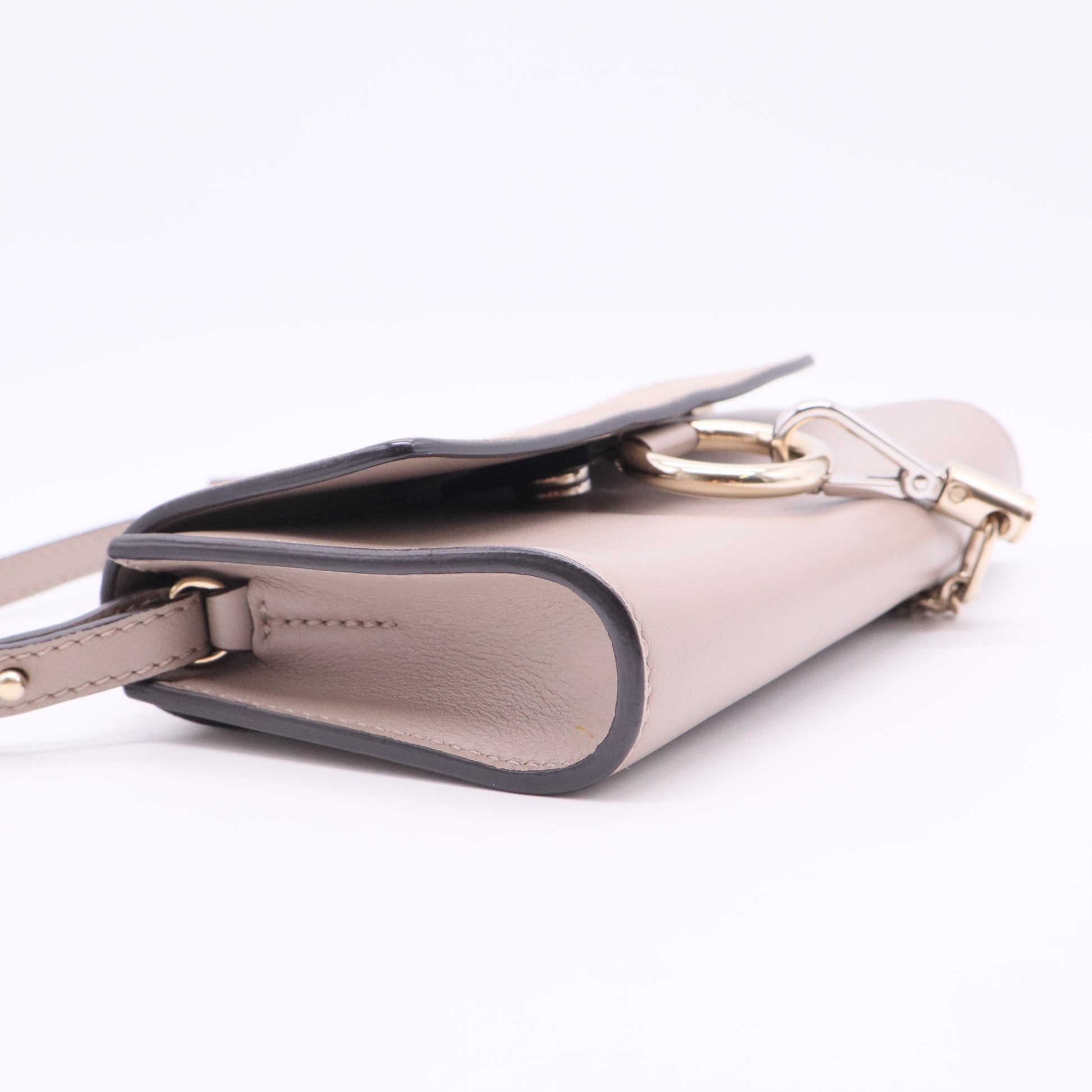 Faye Shoulder Bag Leather and Suede Mini