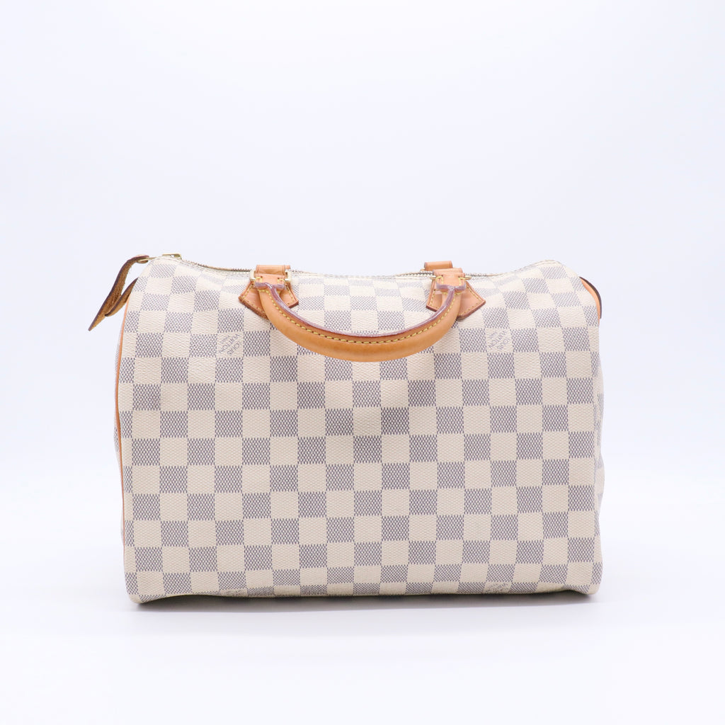 Damier Azur Speedy 30 twins