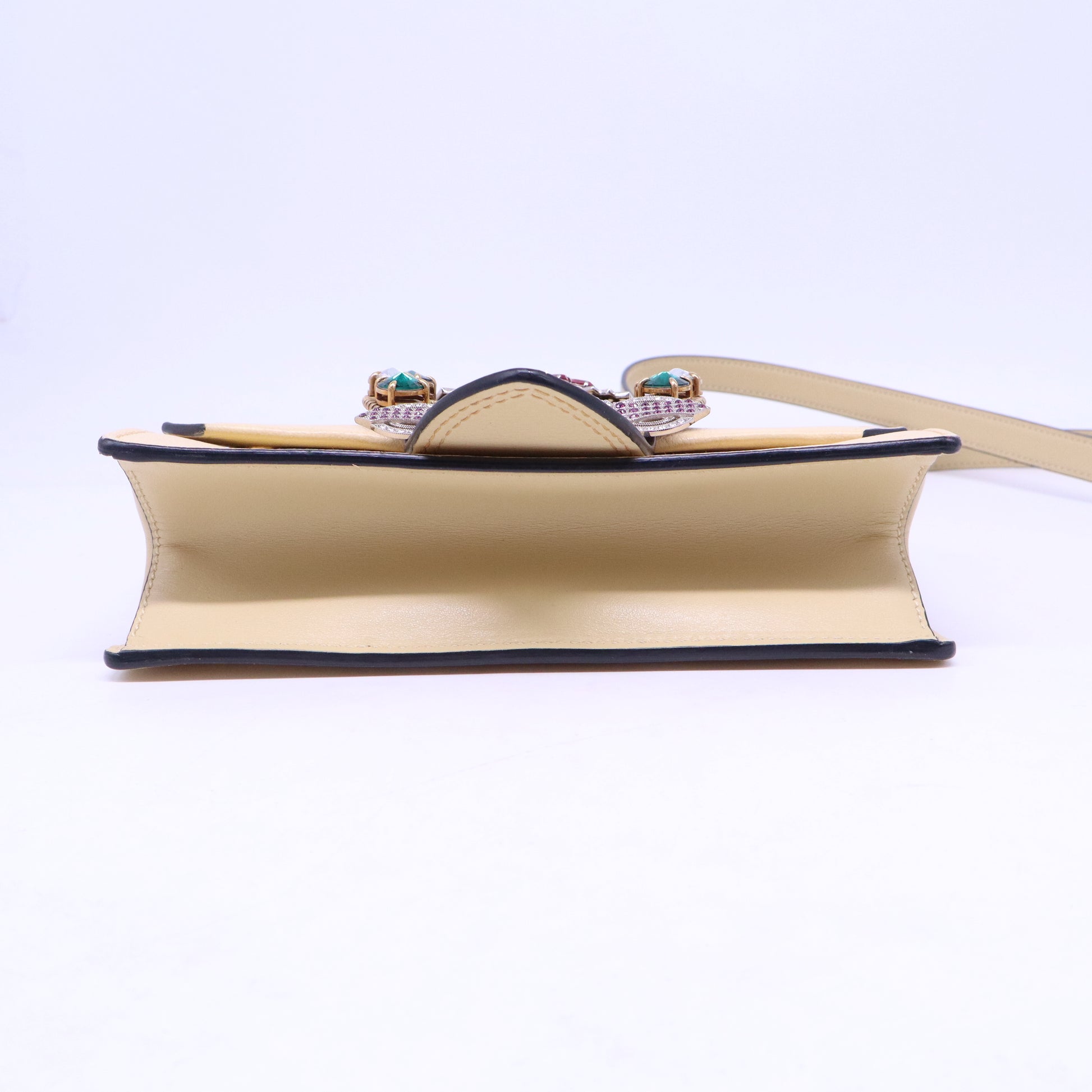 Goat Leather Lady Jeweled w/ Strap B21628