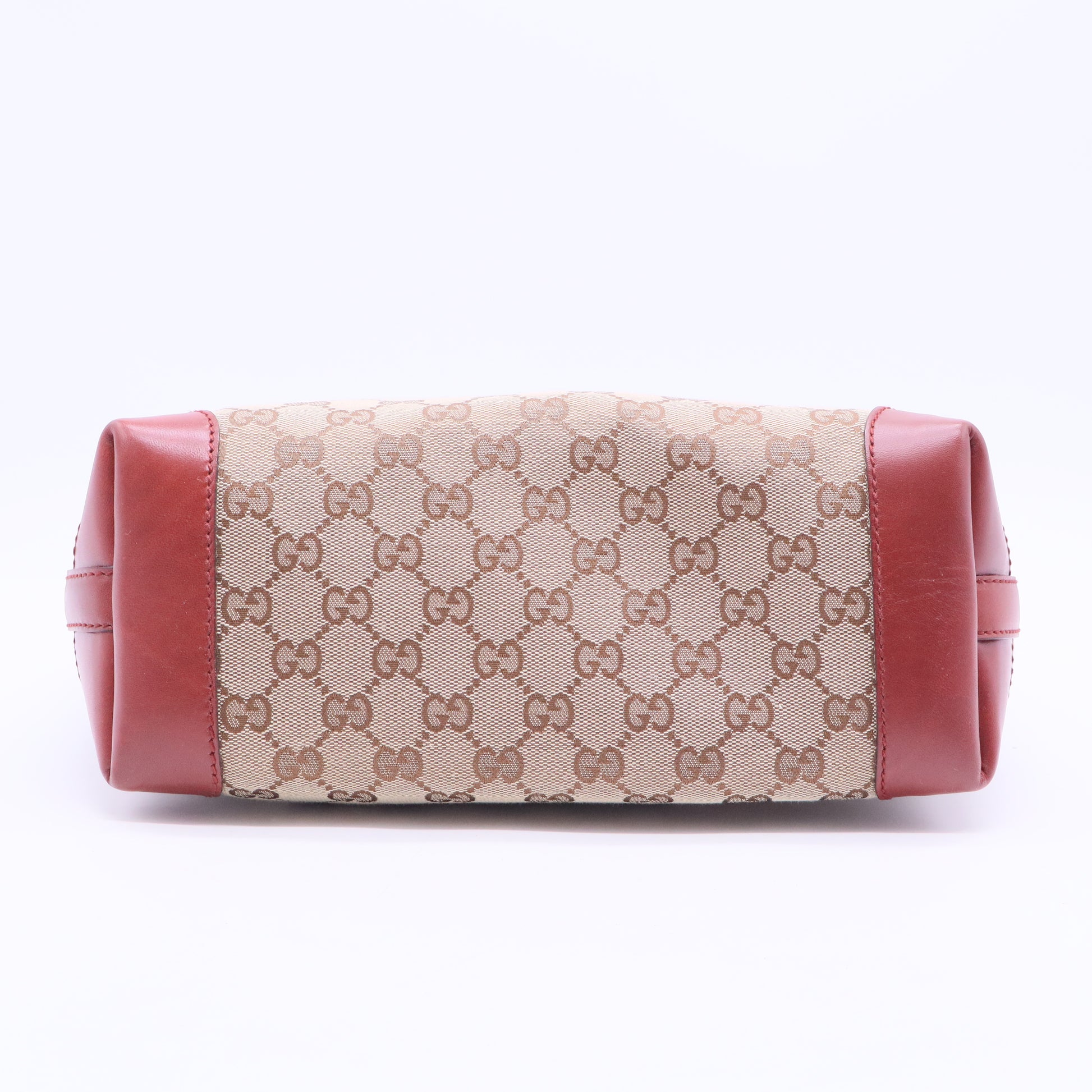 Gucci Beige GG Canvas/Leather Craft Original Tote B12398
