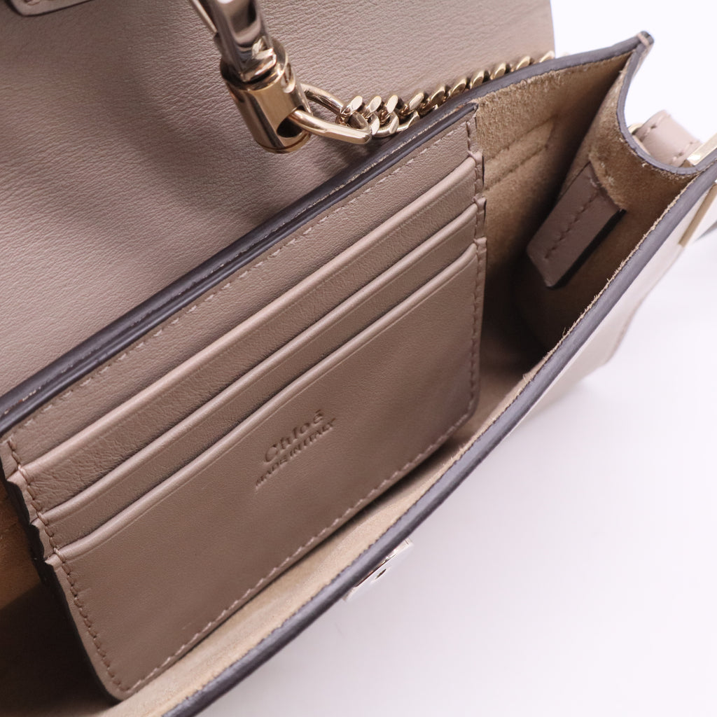 Faye Shoulder Bag Leather and Suede Mini