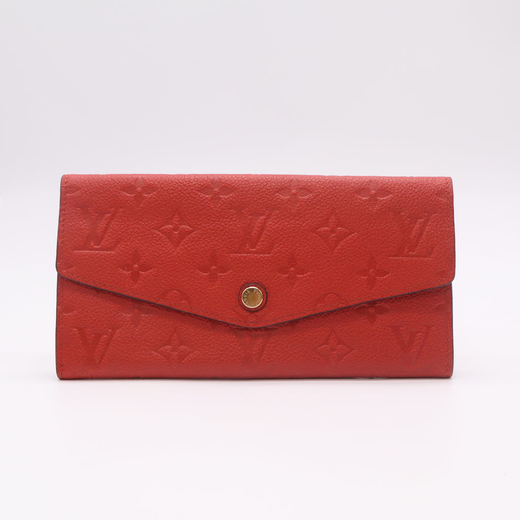 Louis Vuitton Orient Monogram Empreinte Leather Curieuse Wallet W22386