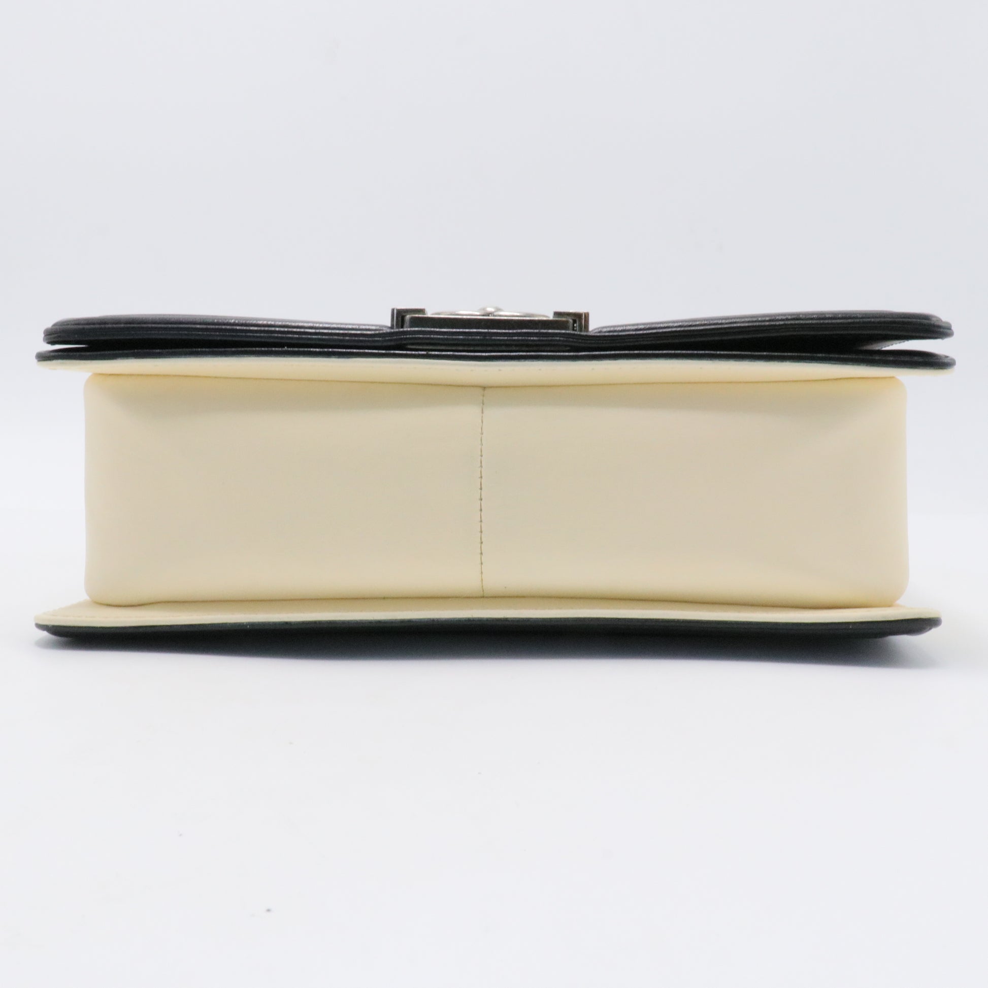 Bicolor Boy Flap Bag Quilted Lambskin Old Medium