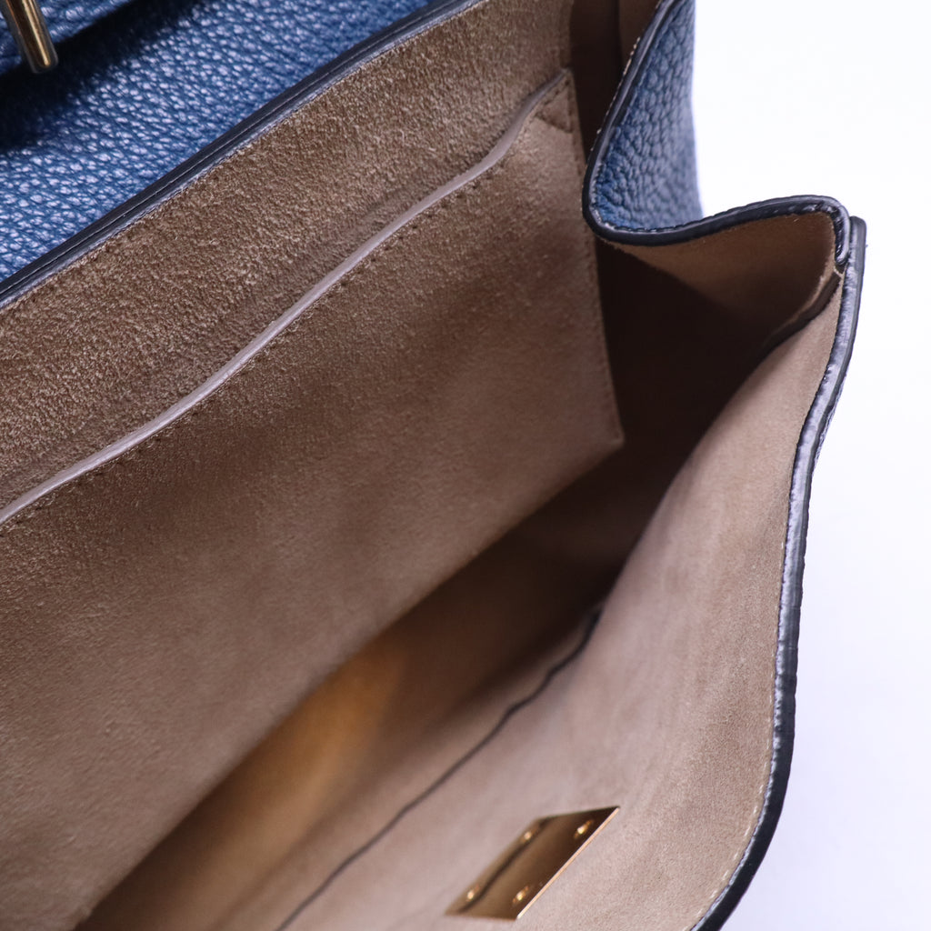 Chloe Textured Leather Small Drew Shoulder Bag B20989