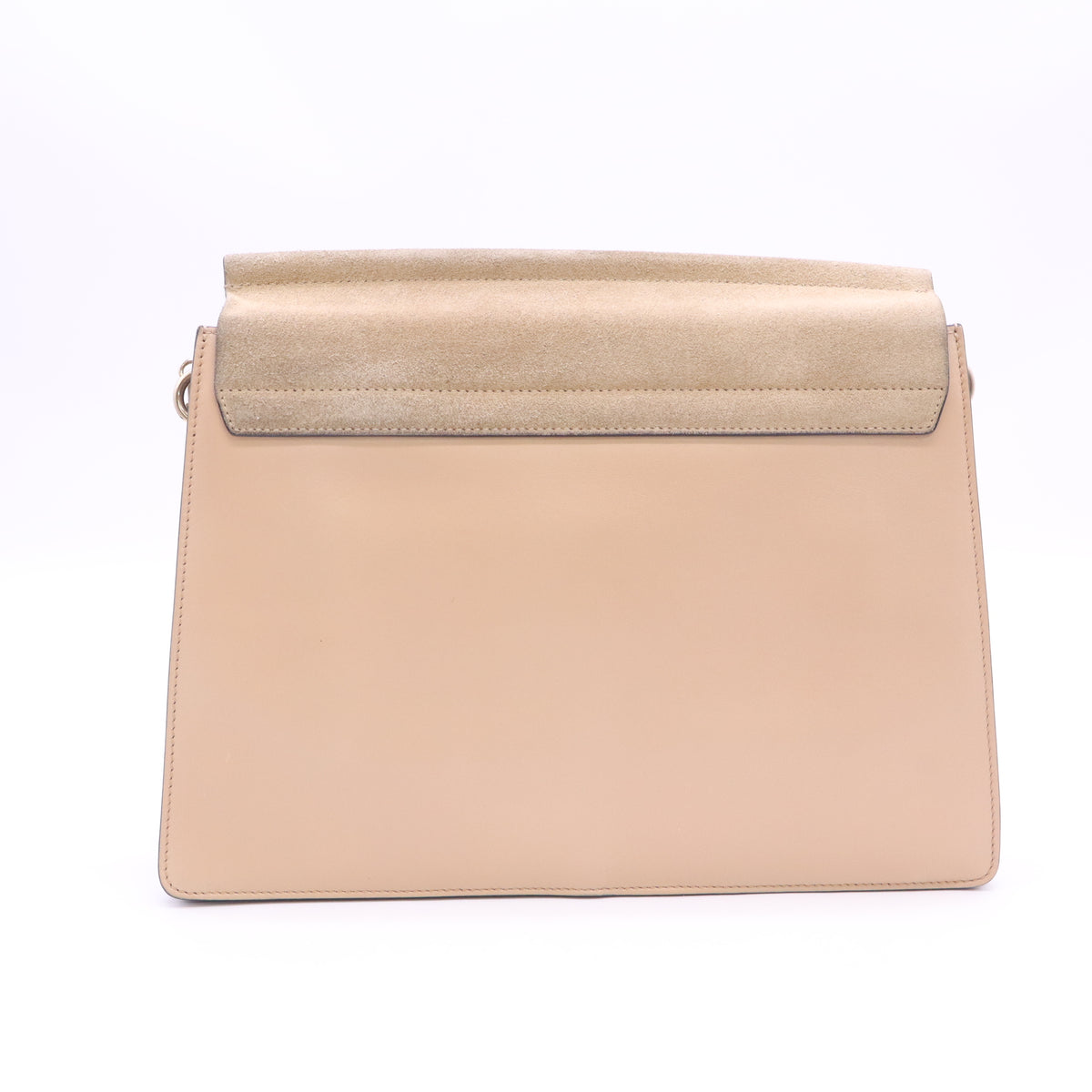 Calfskin Suede Medium Faye Shoulder Bag Blush Nude B24361