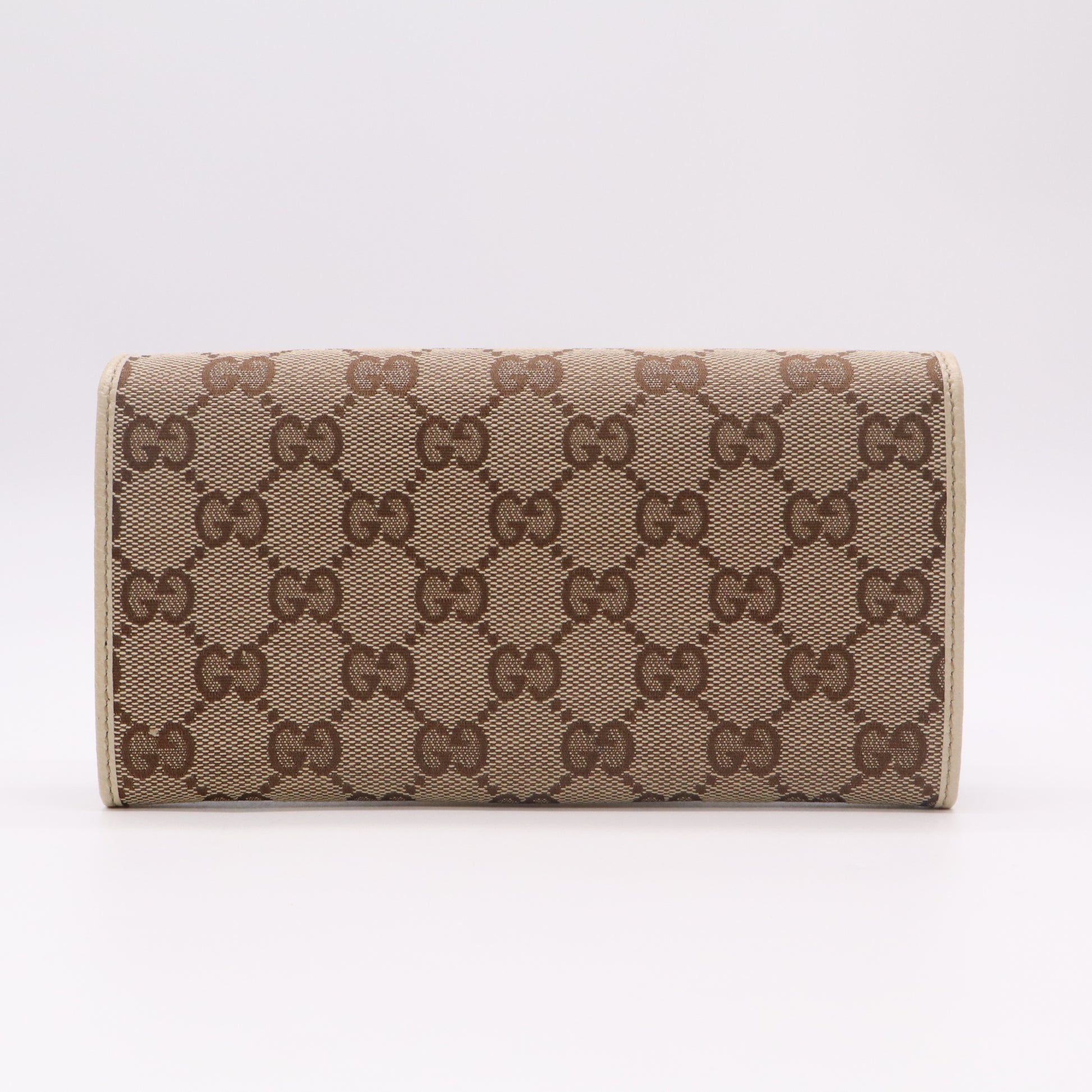 Gucci Metal Bar Continental Flap Wallet W22385