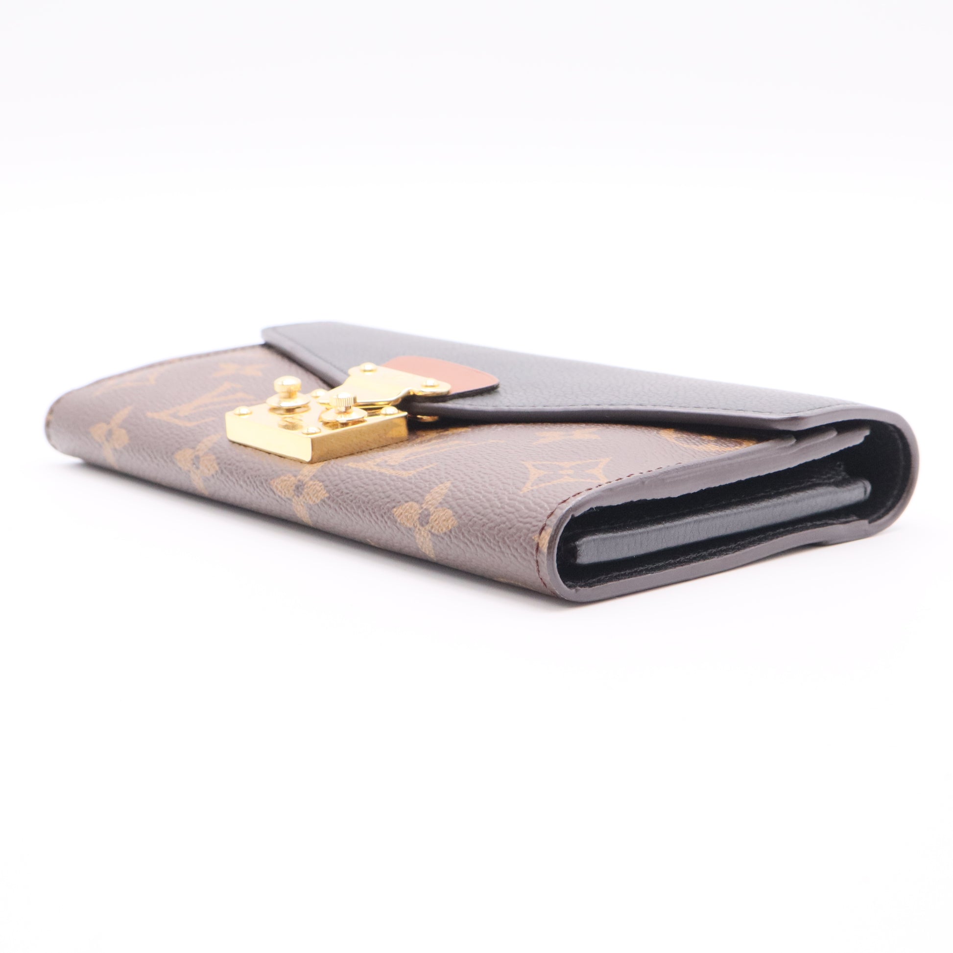 LV Monogram Pallas Wallet twins