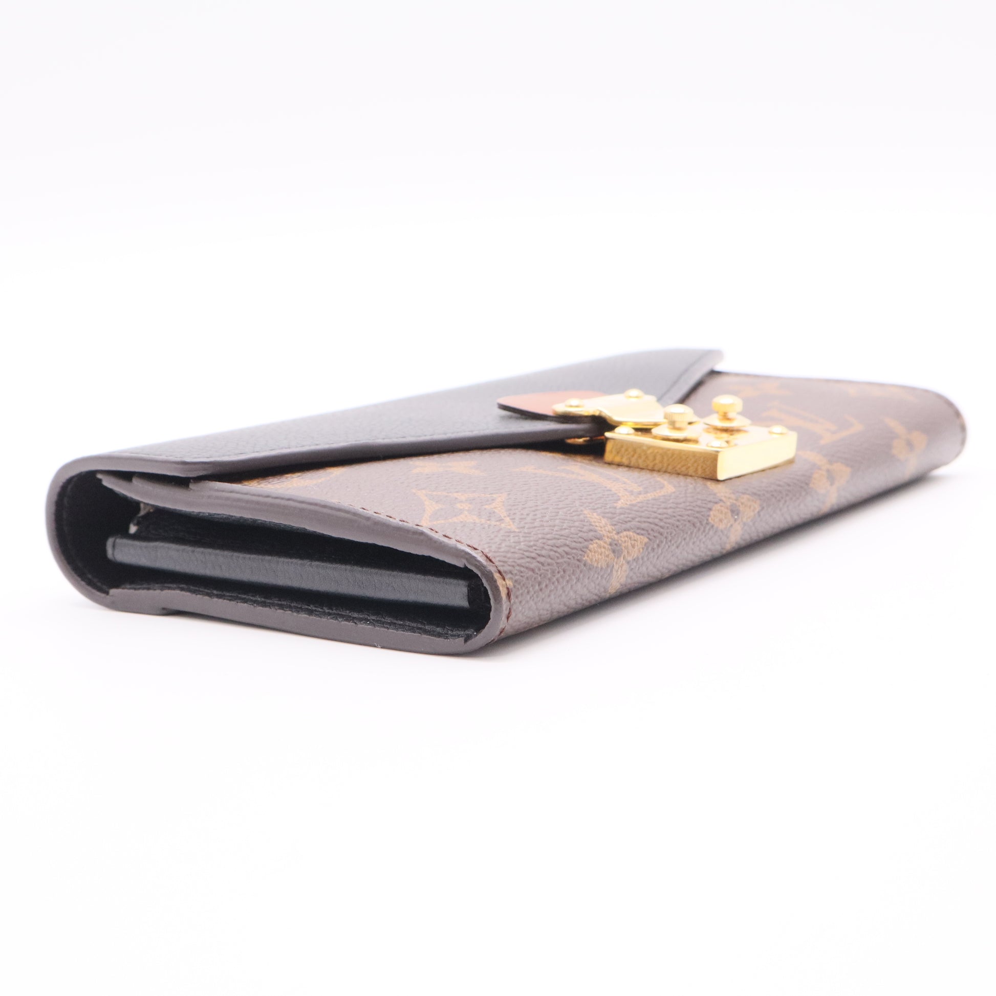 LV Monogram Pallas Wallet twins