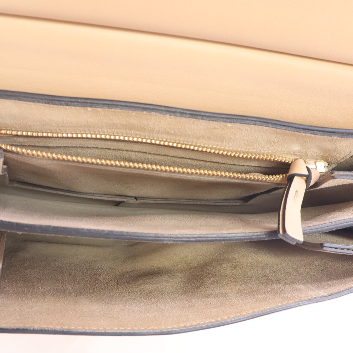 Calfskin Suede Medium Faye Shoulder Bag Blush Nude B24361