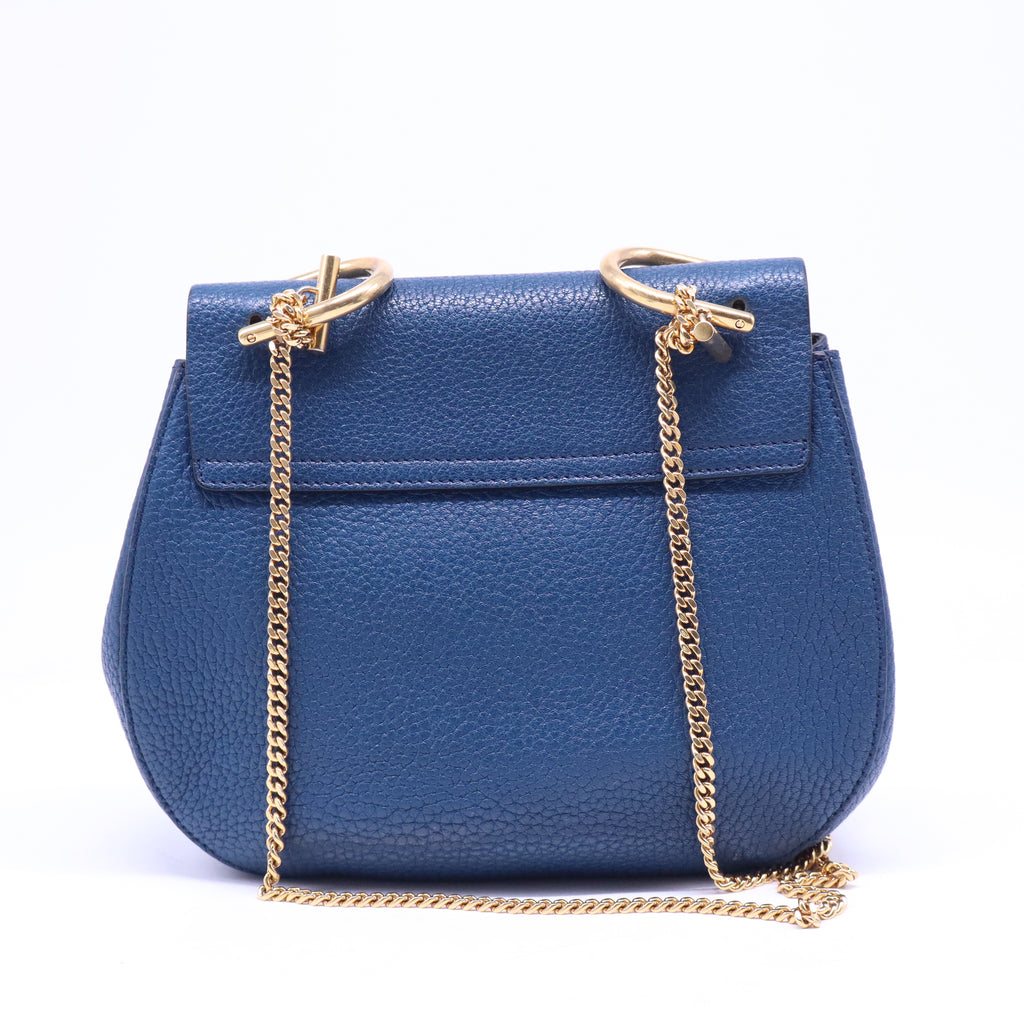 Chloe Textured Leather Small Drew Shoulder Bag B20989