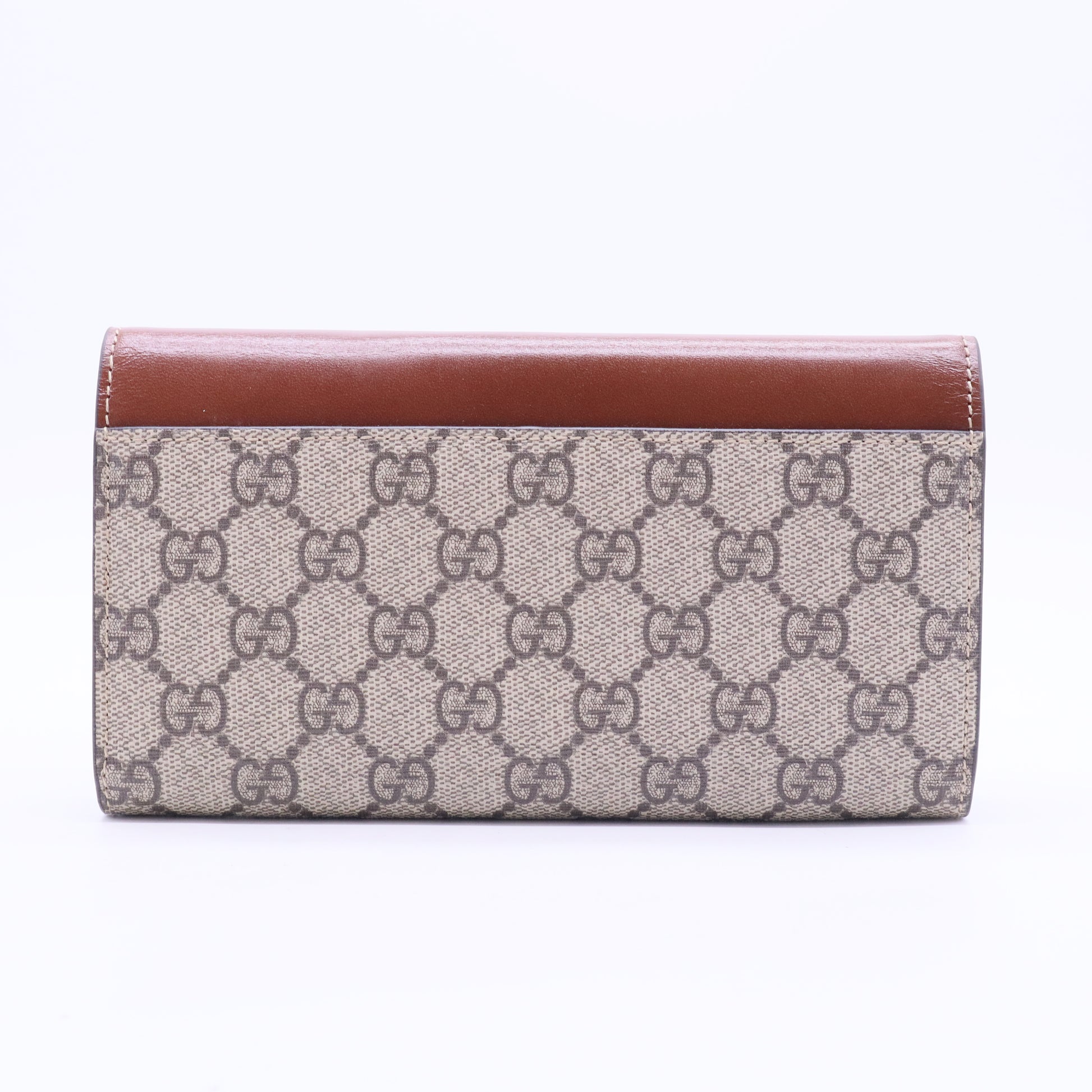 Brown Continental Monogram Wallet  W20145