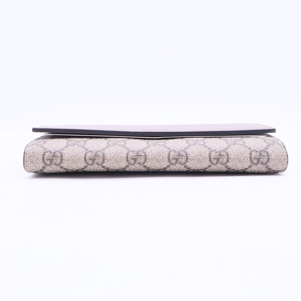 Brown Continental Monogram Wallet  W20145