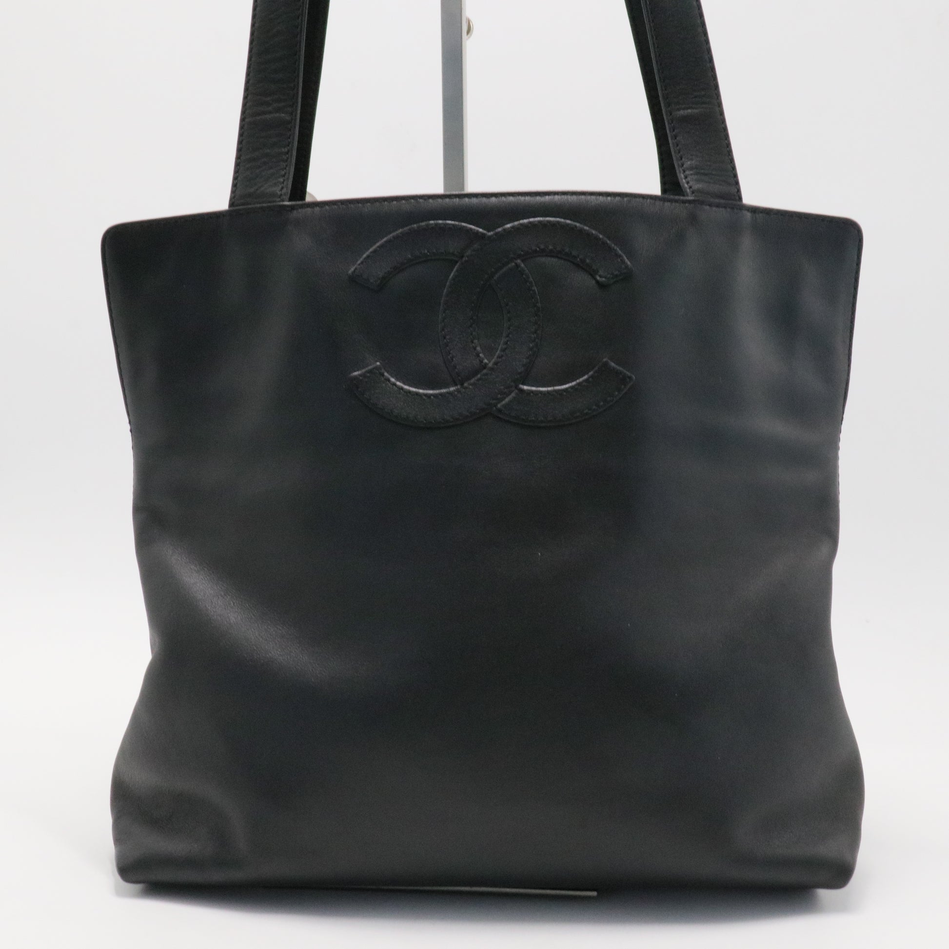 Vintage CC Compartment Tote Lambskin Medium