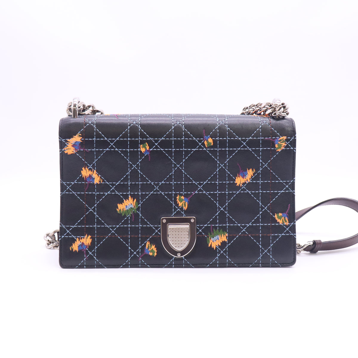 Christian Dior Medium Embroidered Diorama Flap Bag B24544