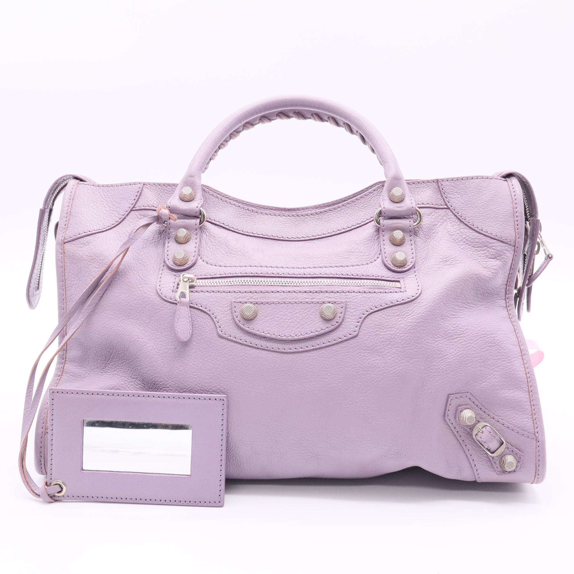 City Giant Studs Bag Leather Medium Twins