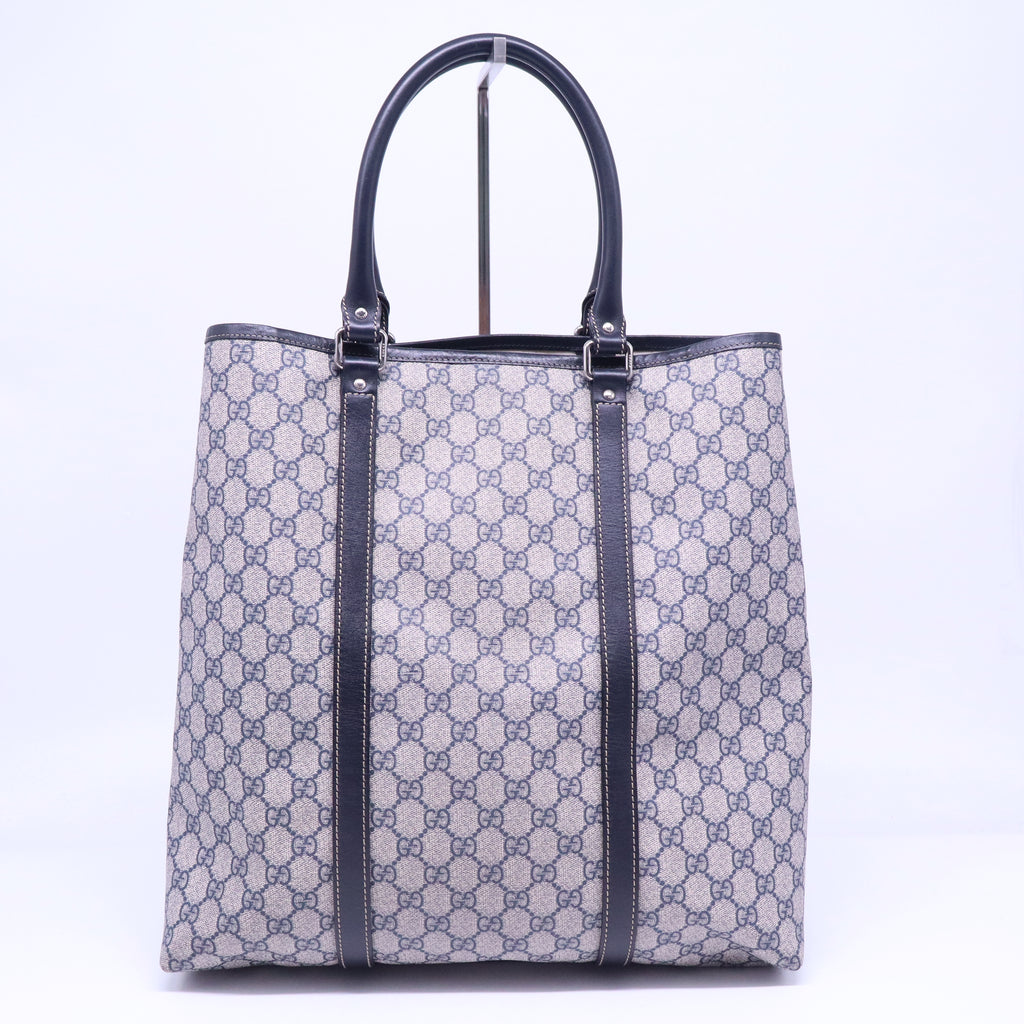 GG Plus Monogram Joy Vertical Tote Dark Brown B21540