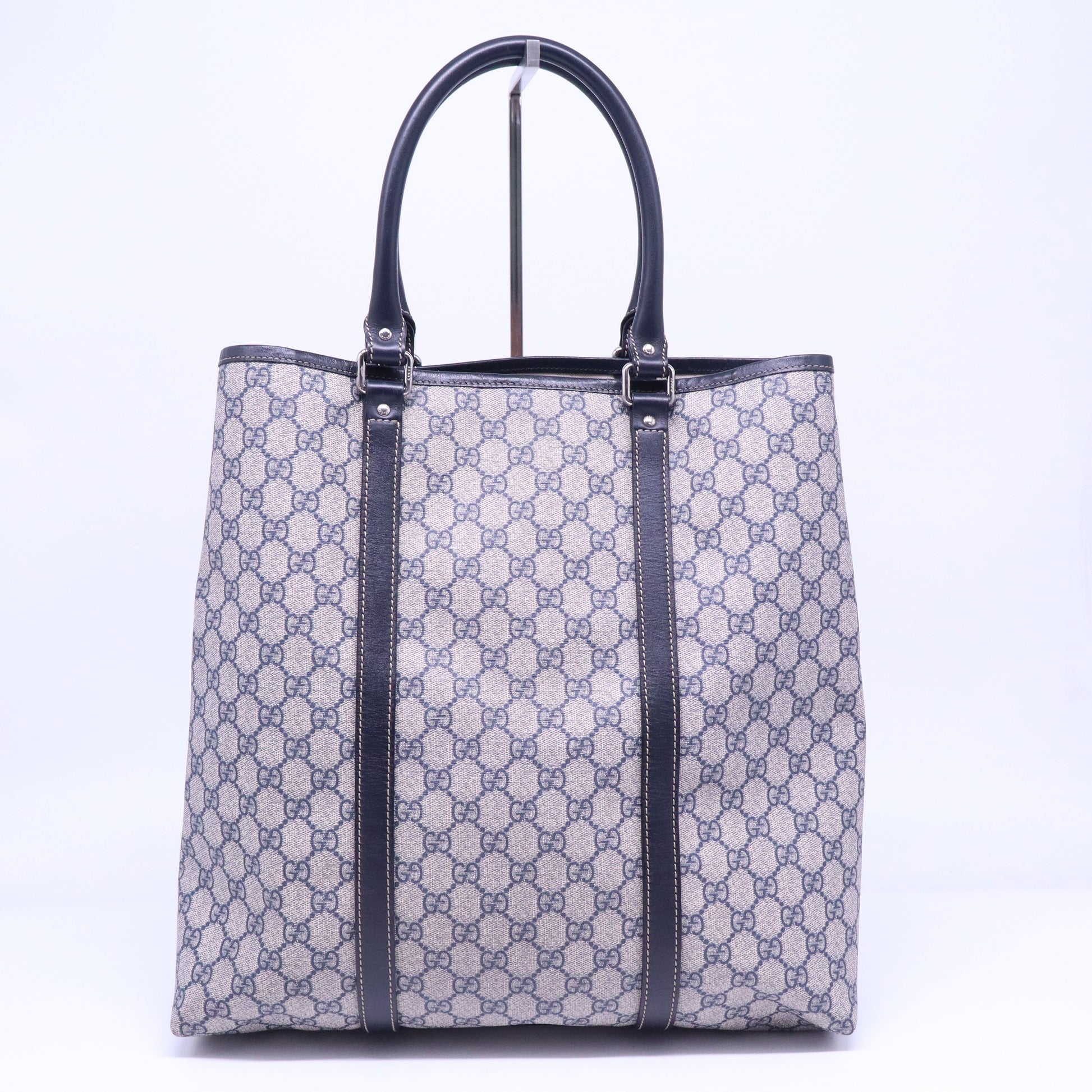 GG Plus Monogram Joy Vertical Tote Dark Brown B21540