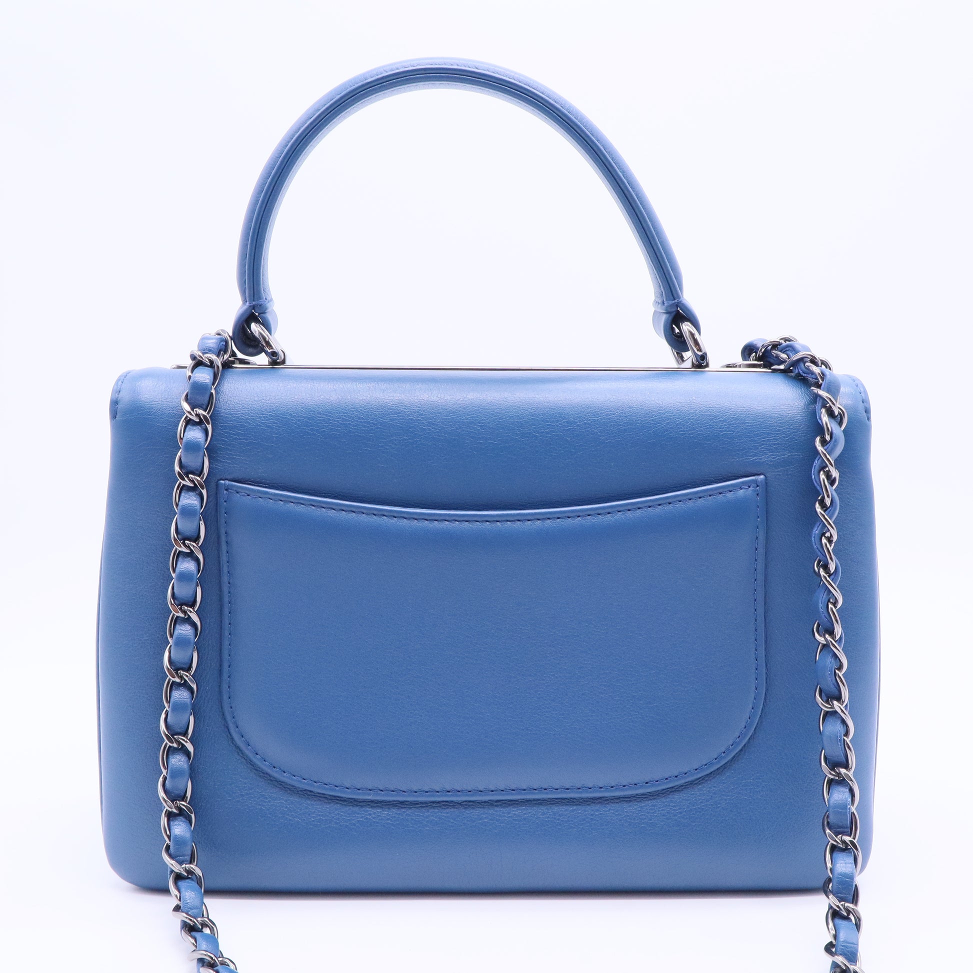 Trendy CC Top Handle Bag Calfskin Small B20063