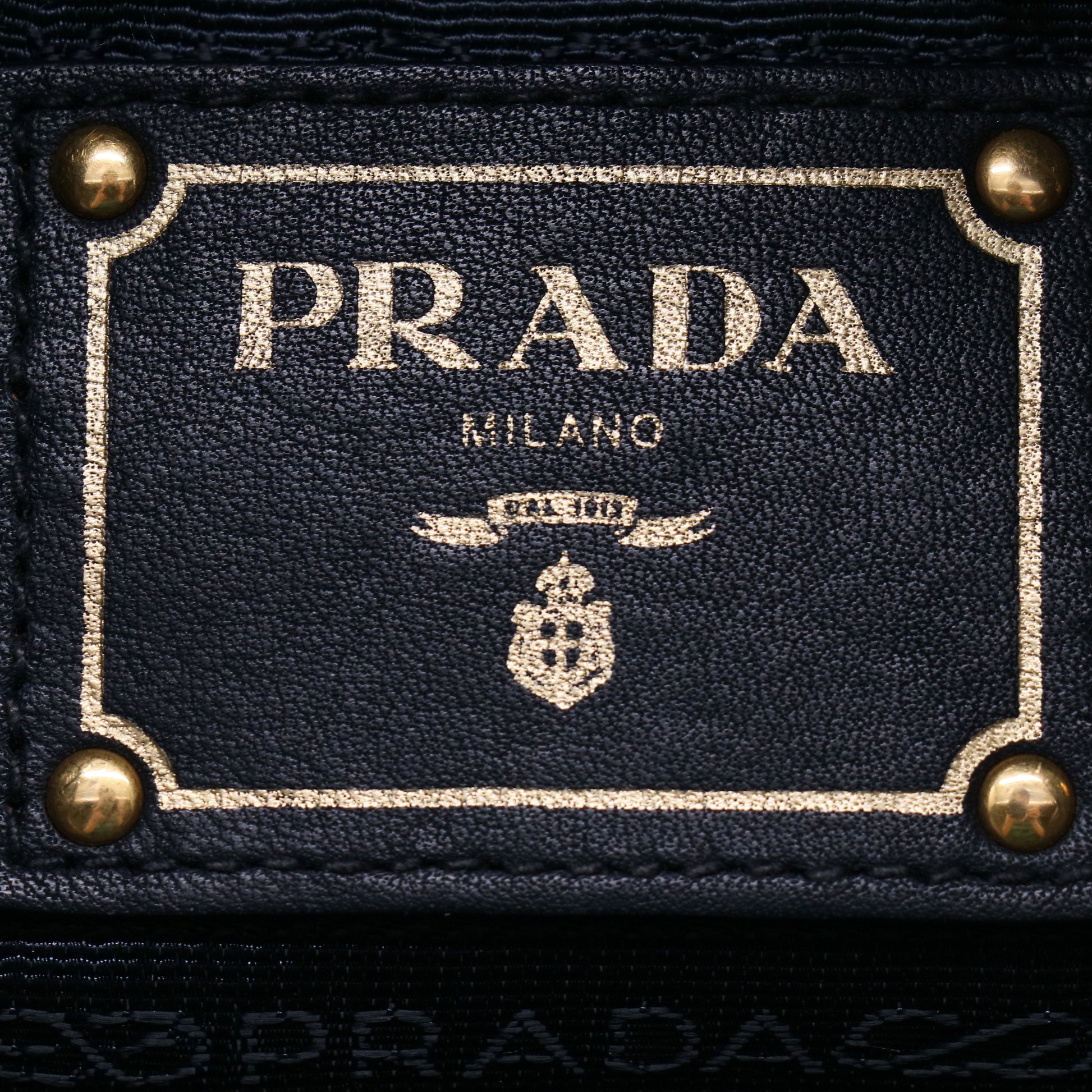 Prada Navy Blue Tessuto Nylon Shopper Tote b20843