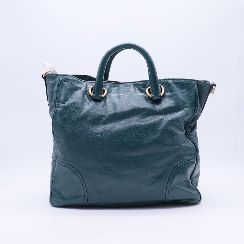 Vitello Daino Leather Bauletto B21231