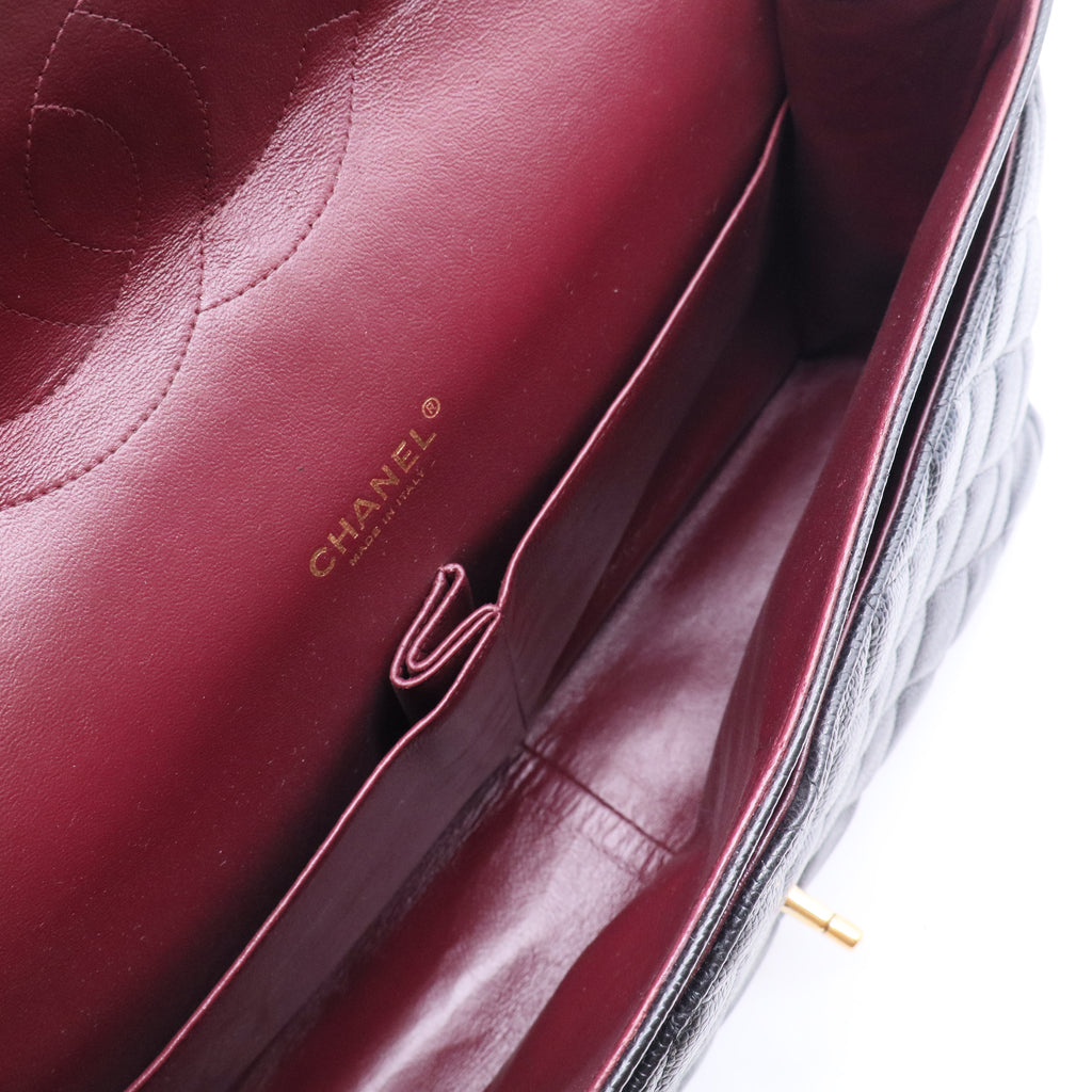 Maxi Classic leather shoulder bag B12393