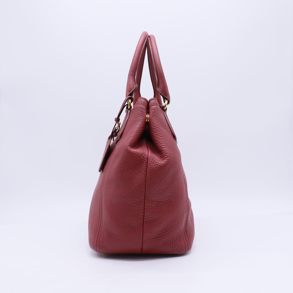 Vitello Daino Tote Granato B21289