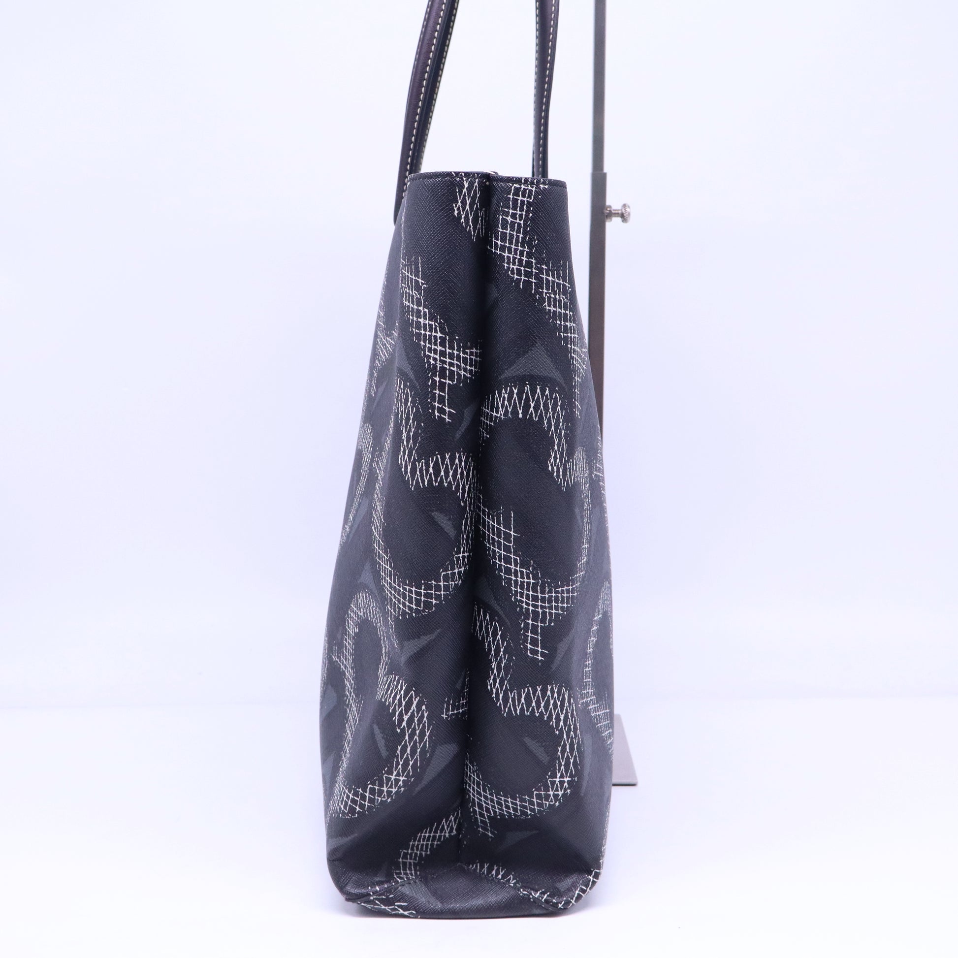 Open Tote Summer Monogram E-Canvas Large B21261