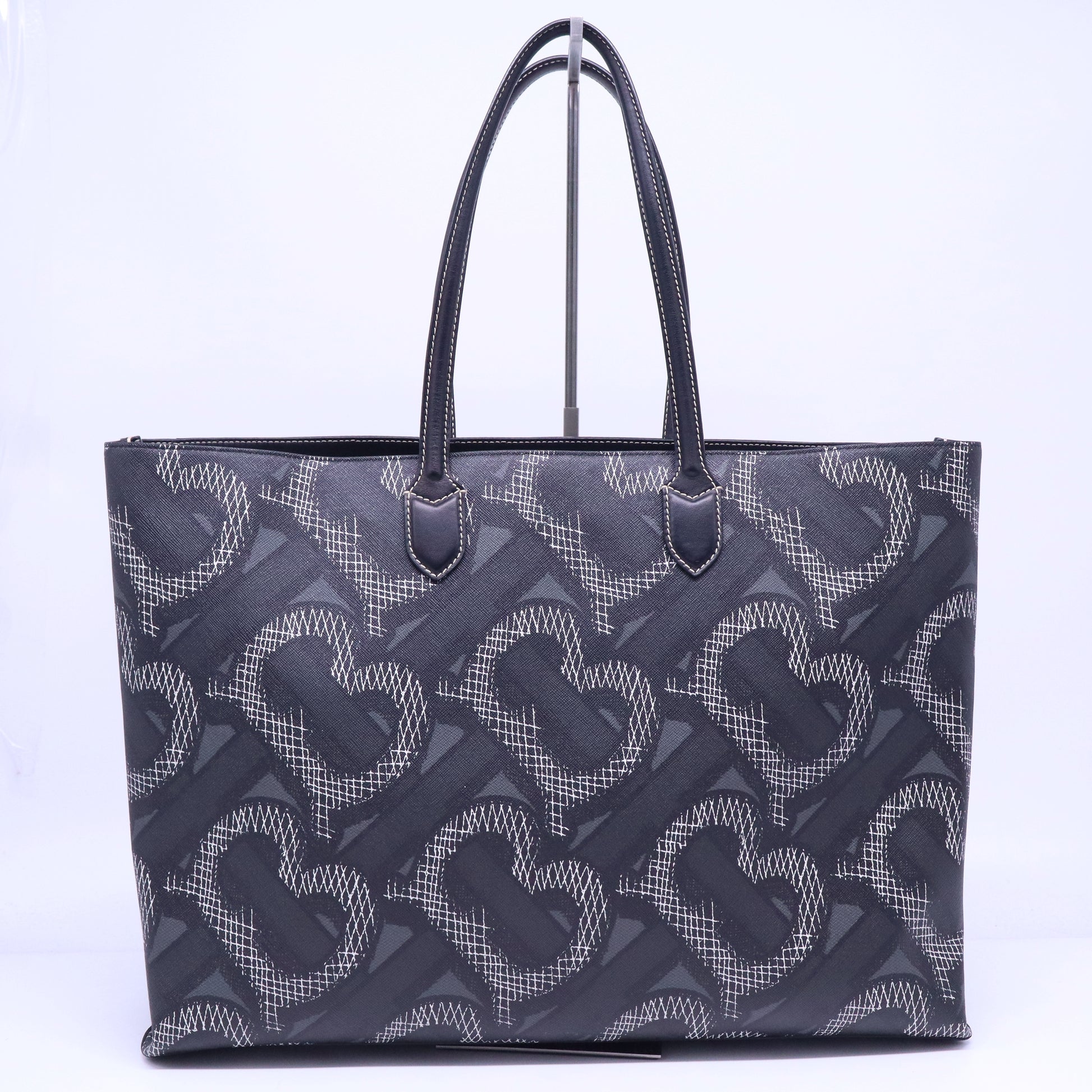 Open Tote Summer Monogram E-Canvas Large B21261